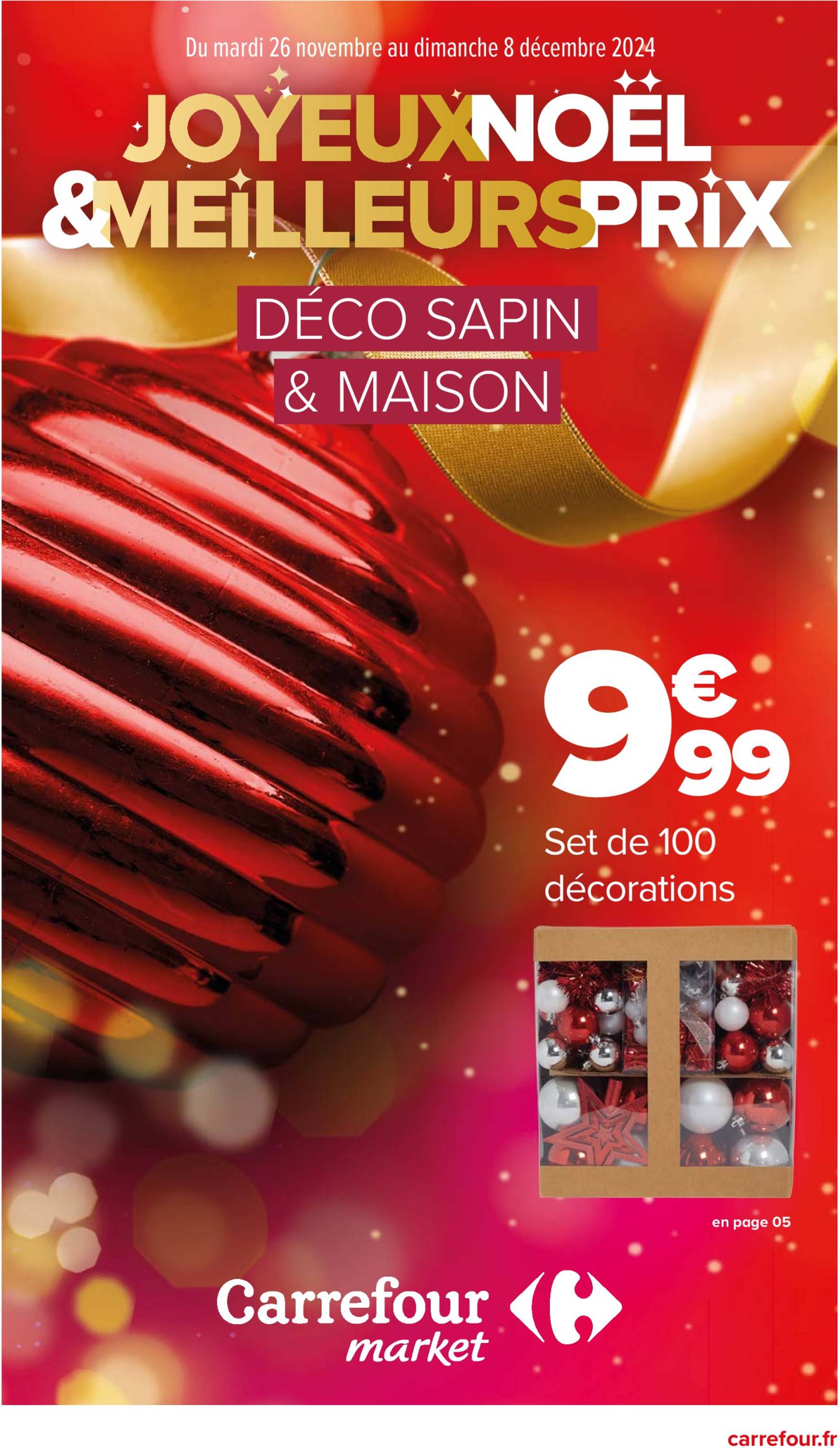 carrefour-market - Catalogue Carrefour Market - Noël valable dès 26/11 - 08/12