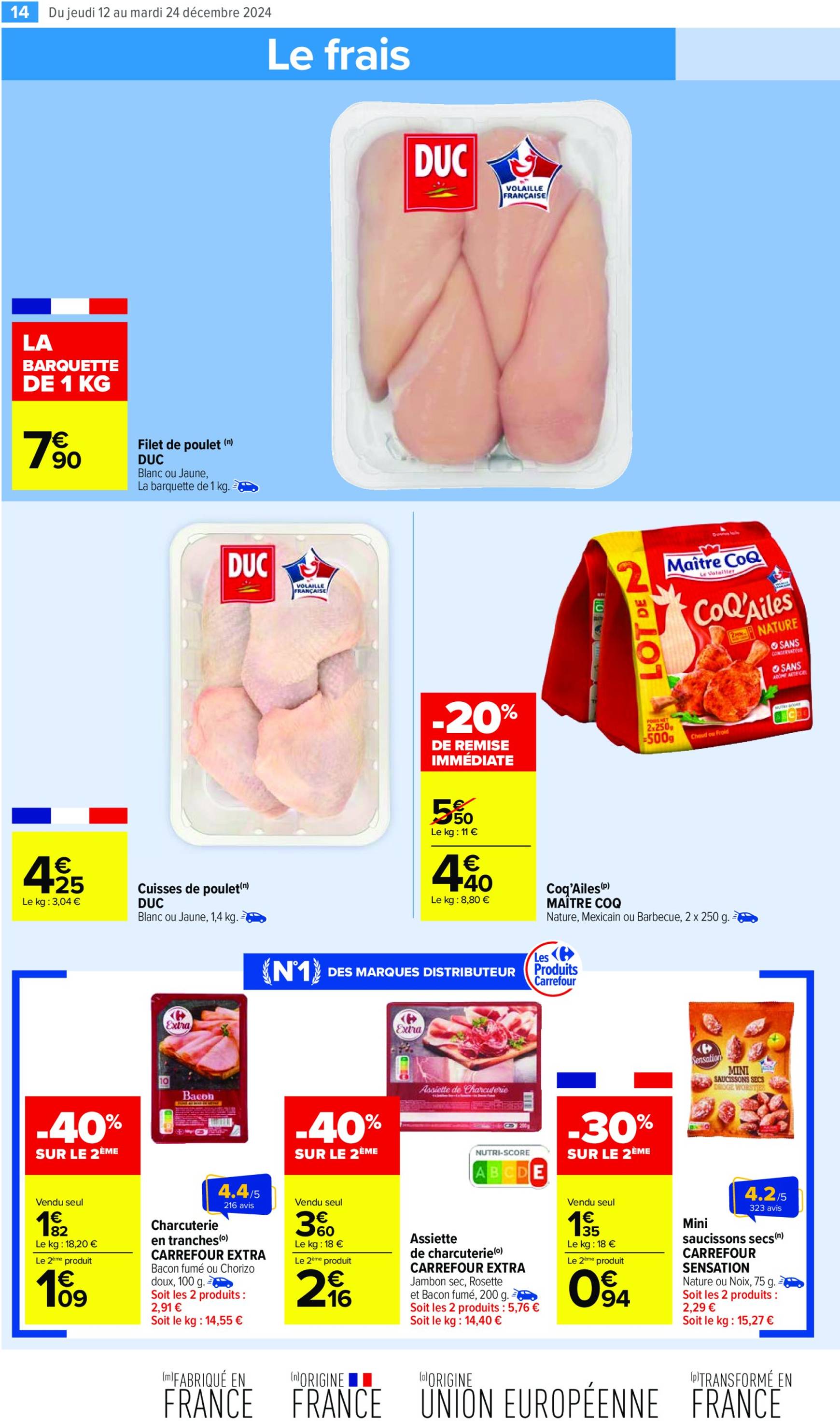 carrefour-market - Catalogue Carrefour Market valable dès 12/12 - 24/12 - page: 20