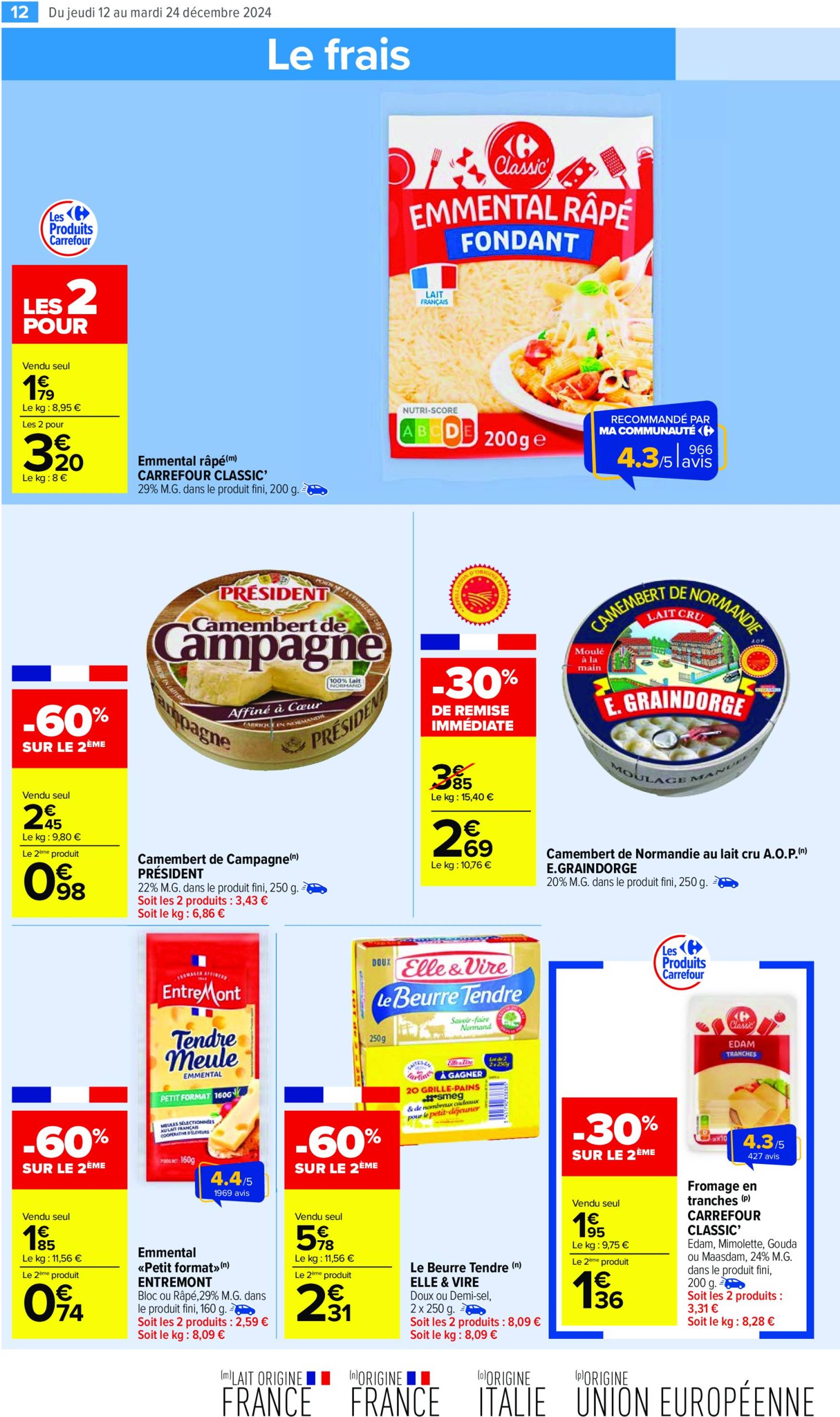 carrefour-market - Catalogue Carrefour Market valable dès 12/12 - 24/12 - page: 18