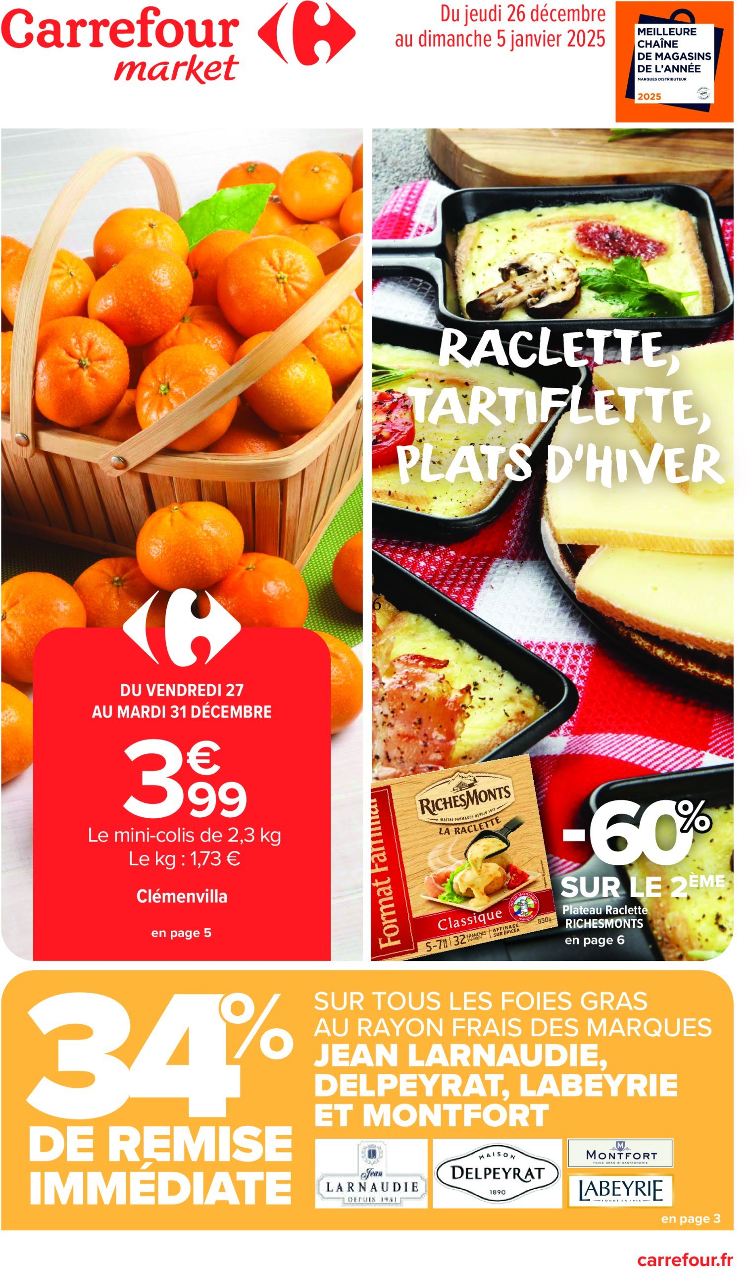 carrefour-market - Catalogue Carrefour Market valable dès 26/12 - 05/01