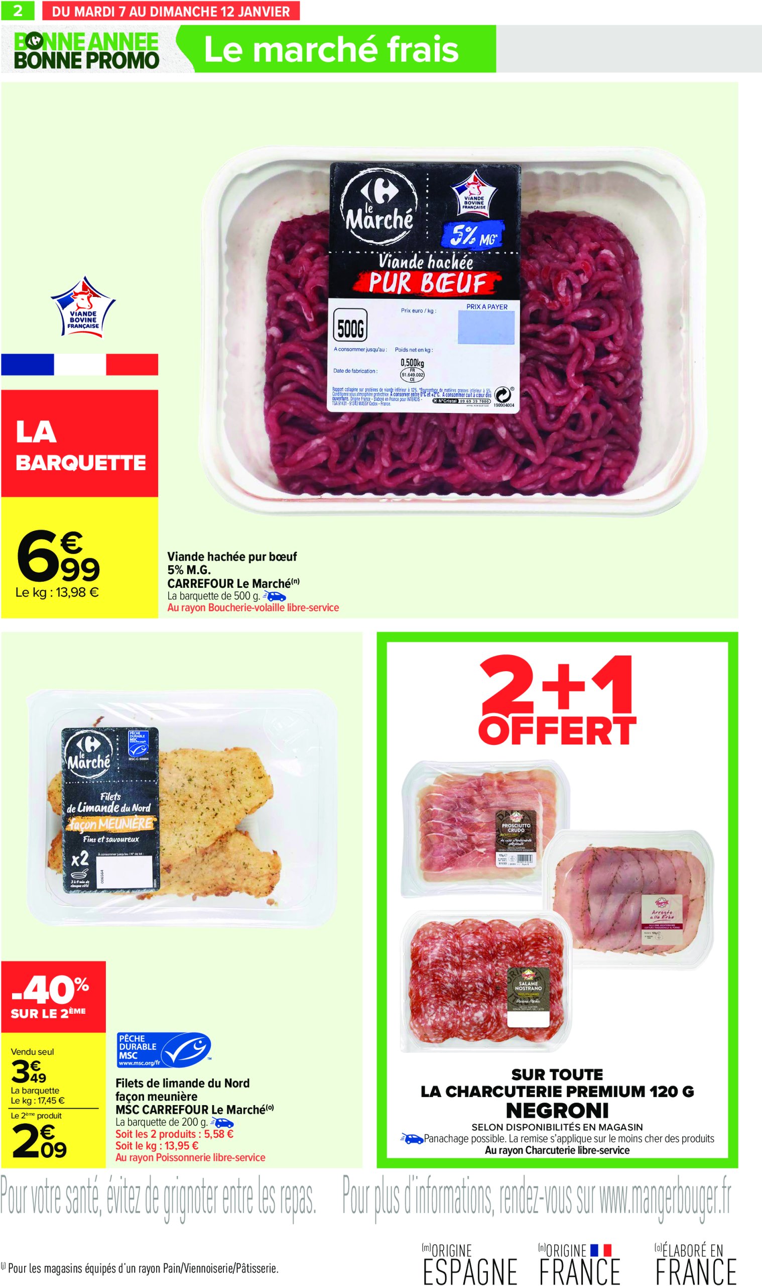 carrefour-market - Catalogue Carrefour Market valable dès 07/01 - 19/01 - page: 4