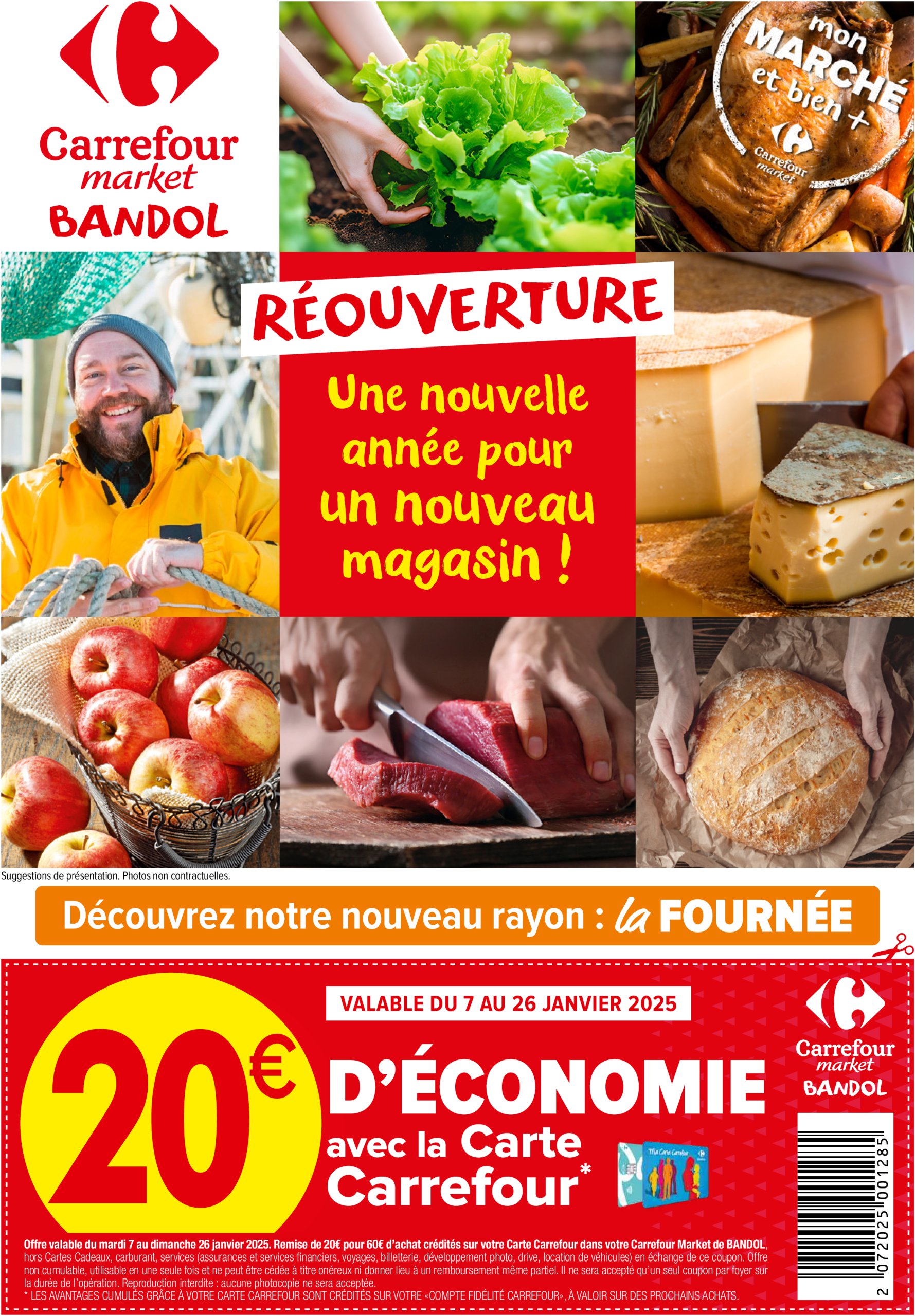 carrefour-market - Catalogue Carrefour Market - Bandol valable dès 07/01 - 11/01