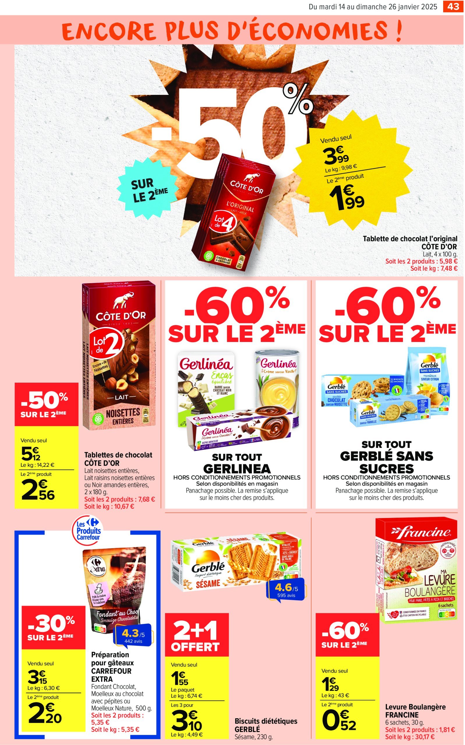 carrefour-market - Catalogue Carrefour Market valable dès 14/01 - 26/01 - page: 45