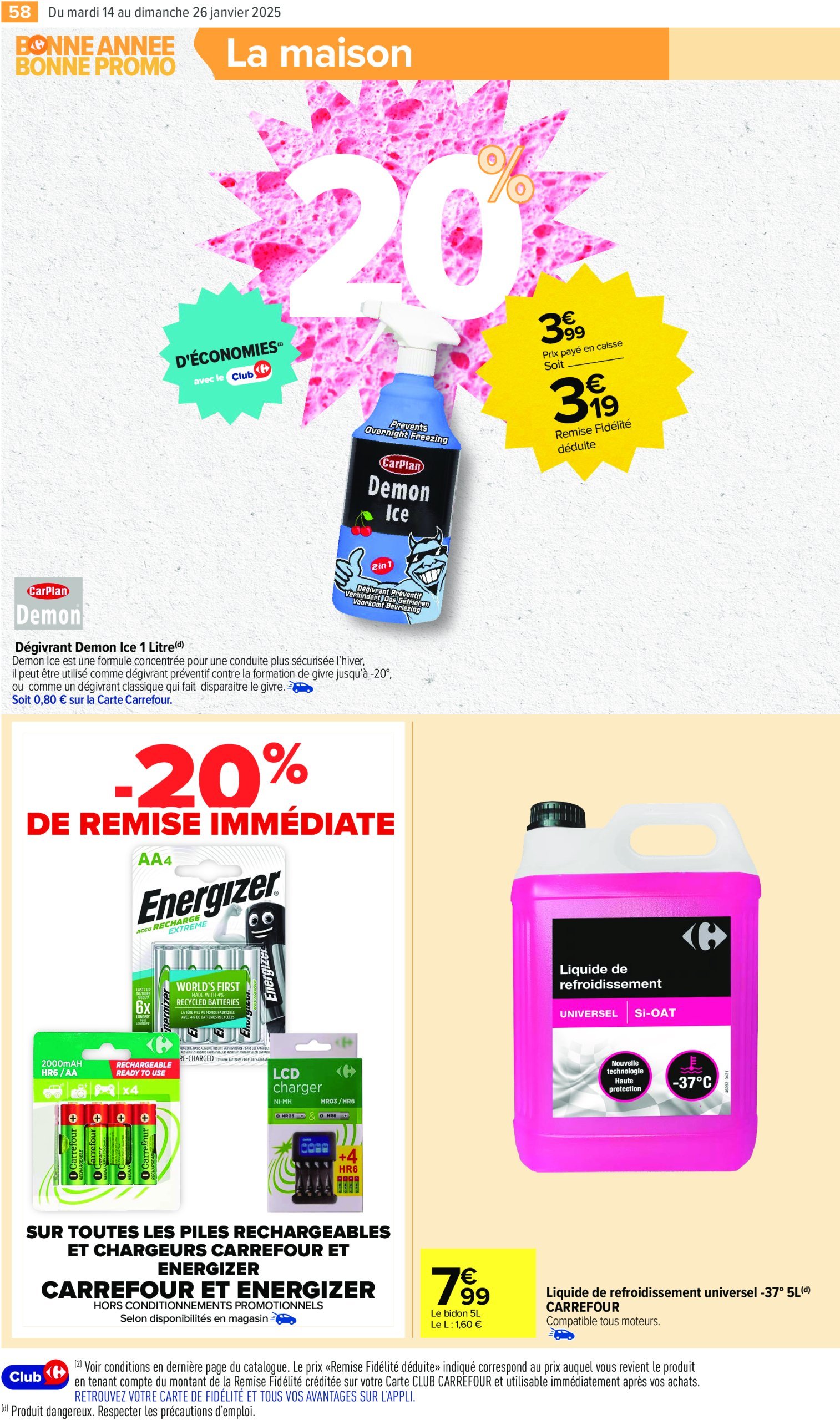 carrefour-market - Catalogue Carrefour Market valable dès 14/01 - 26/01 - page: 60