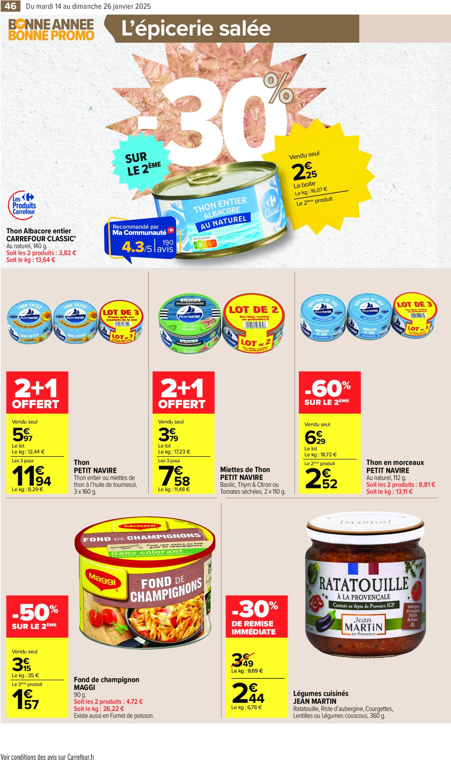 carrefour-market - Catalogue Carrefour Market valable dès 14/01 - 26/01 - page: 48