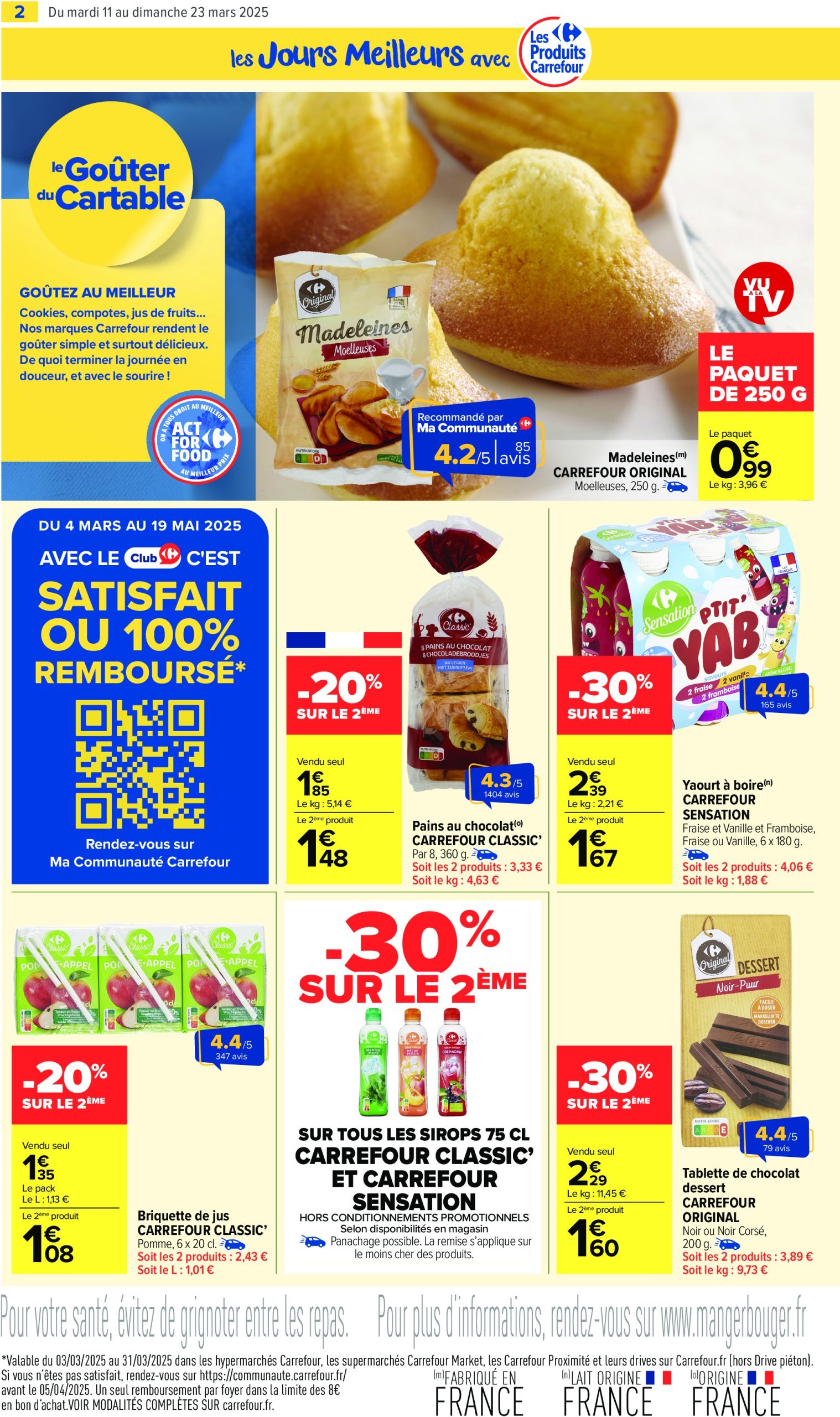 carrefour-market - Catalogue Carrefour Market - Les Jours Meilleurs valable dès 11/03 - 23/03 - page: 4