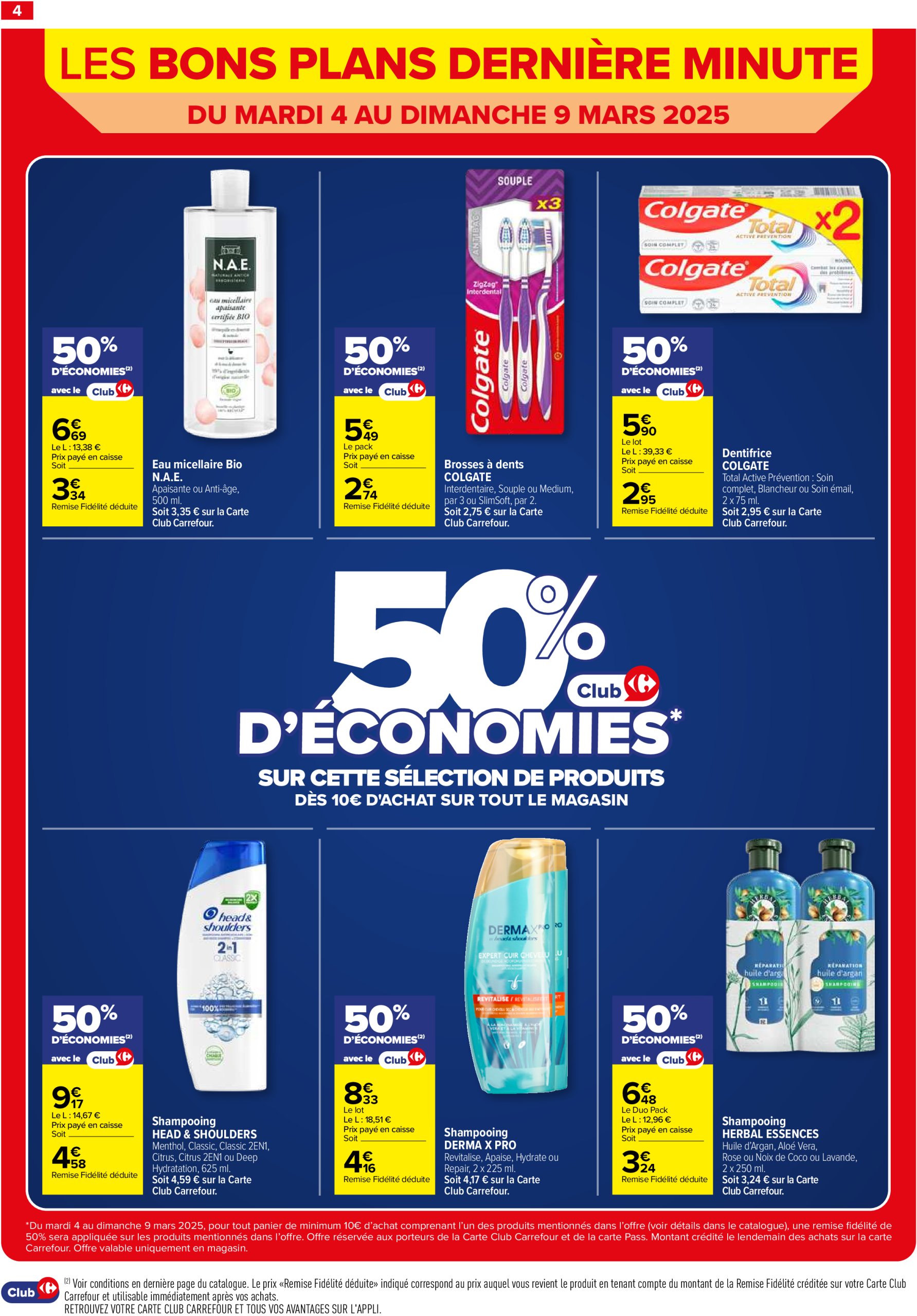 carrefour-market - Catalogue Carrefour Market - Les Bons Plans Derniére Minute valable dès 04/03 - 09/03 - page: 4