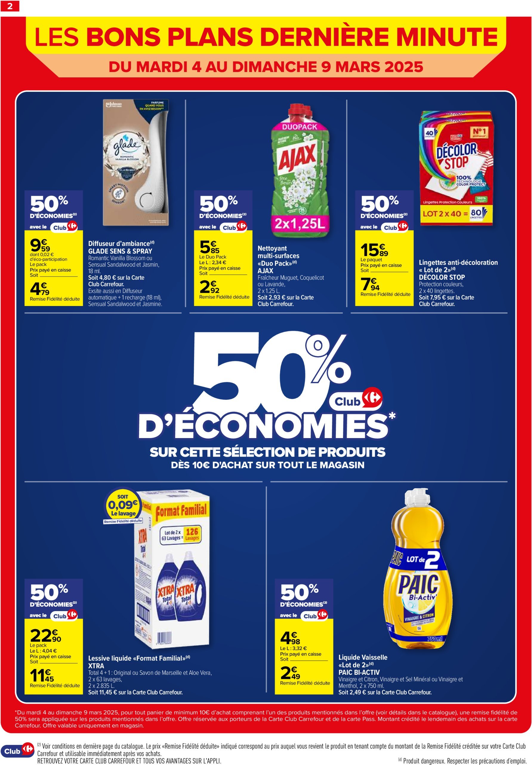 carrefour-market - Catalogue Carrefour Market - Les Bons Plans Derniére Minute valable dès 04/03 - 09/03 - page: 2