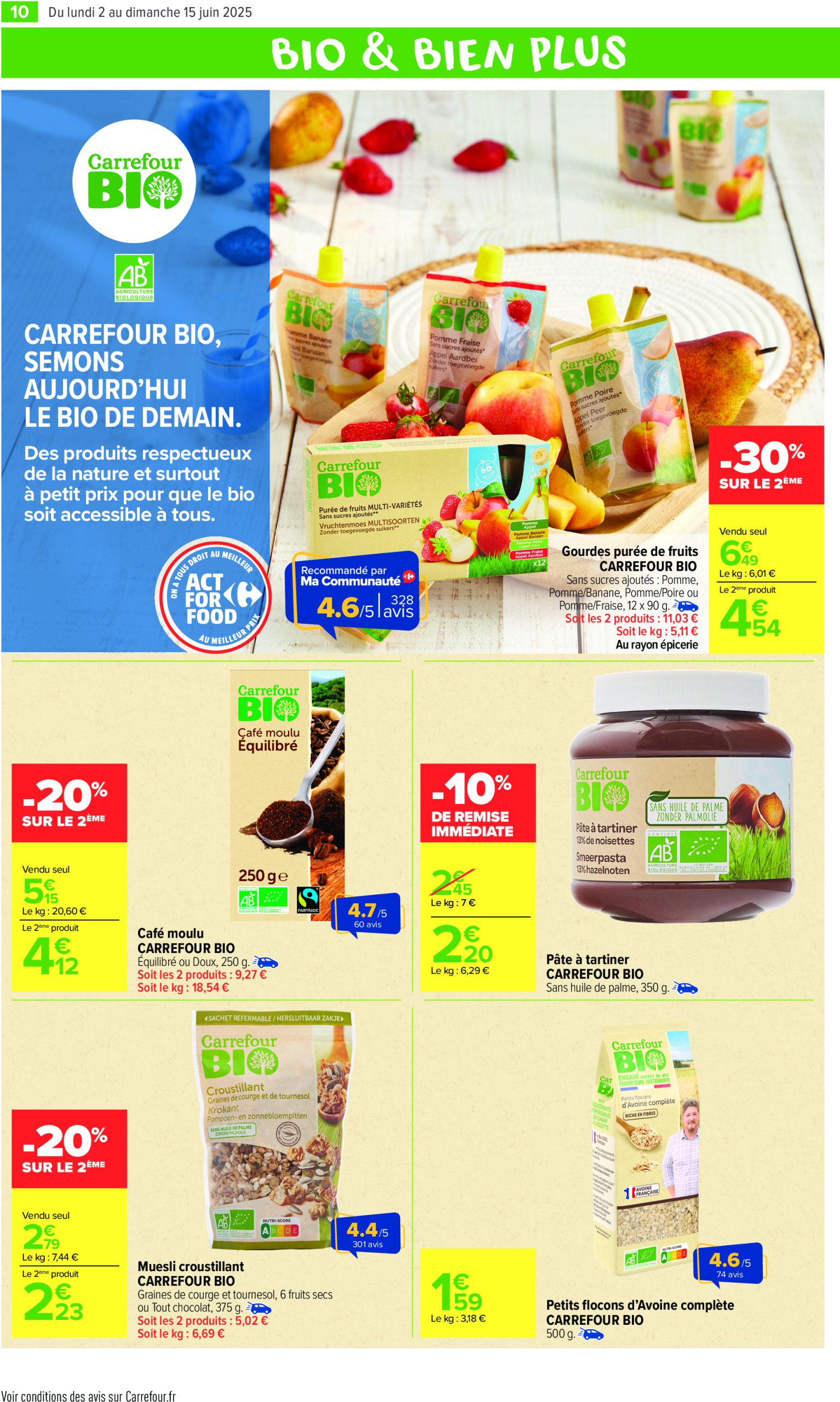 carrefour-market - Catalogue Carrefour Market - Bio valable dès 02/06 - 15/06 - page: 12