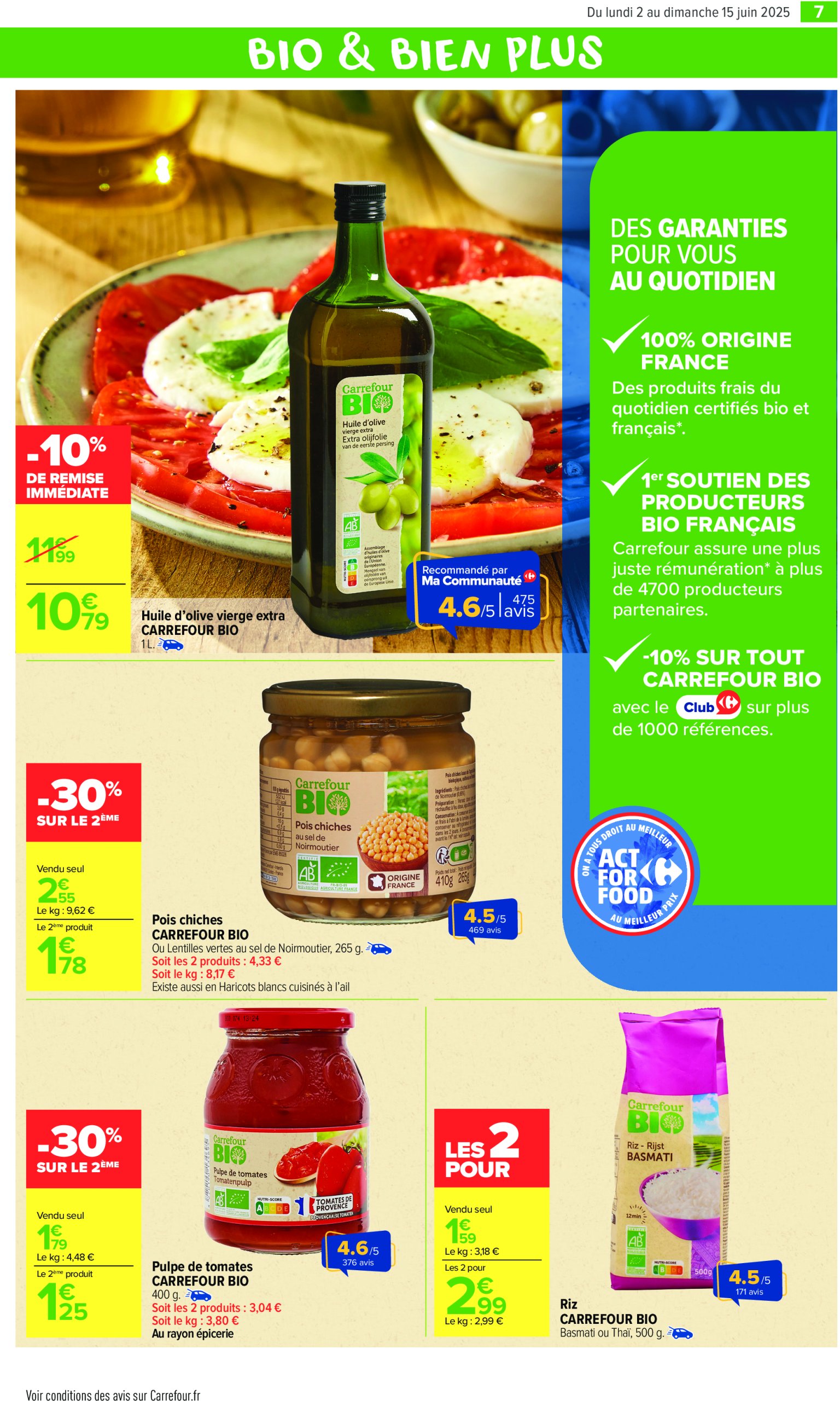 carrefour-market - Catalogue Carrefour Market - Bio valable dès 02/06 - 15/06 - page: 9