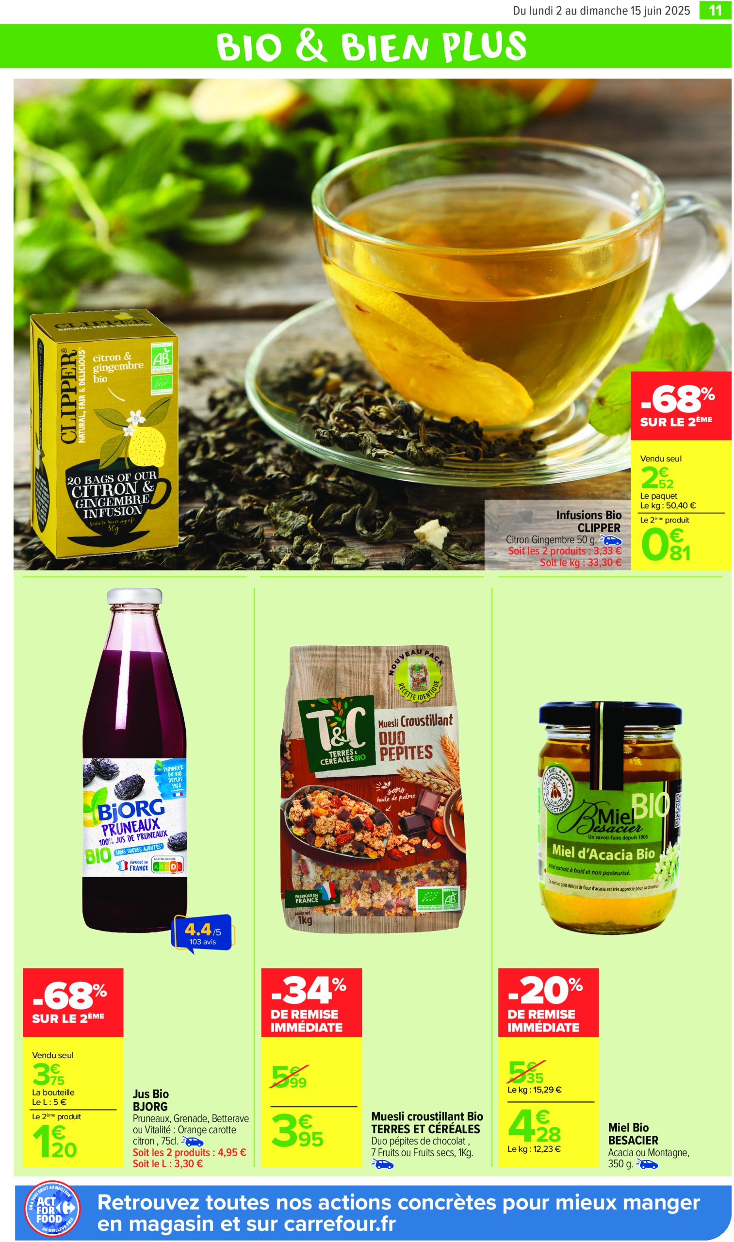 carrefour-market - Catalogue Carrefour Market - Bio valable dès 02/06 - 15/06 - page: 13