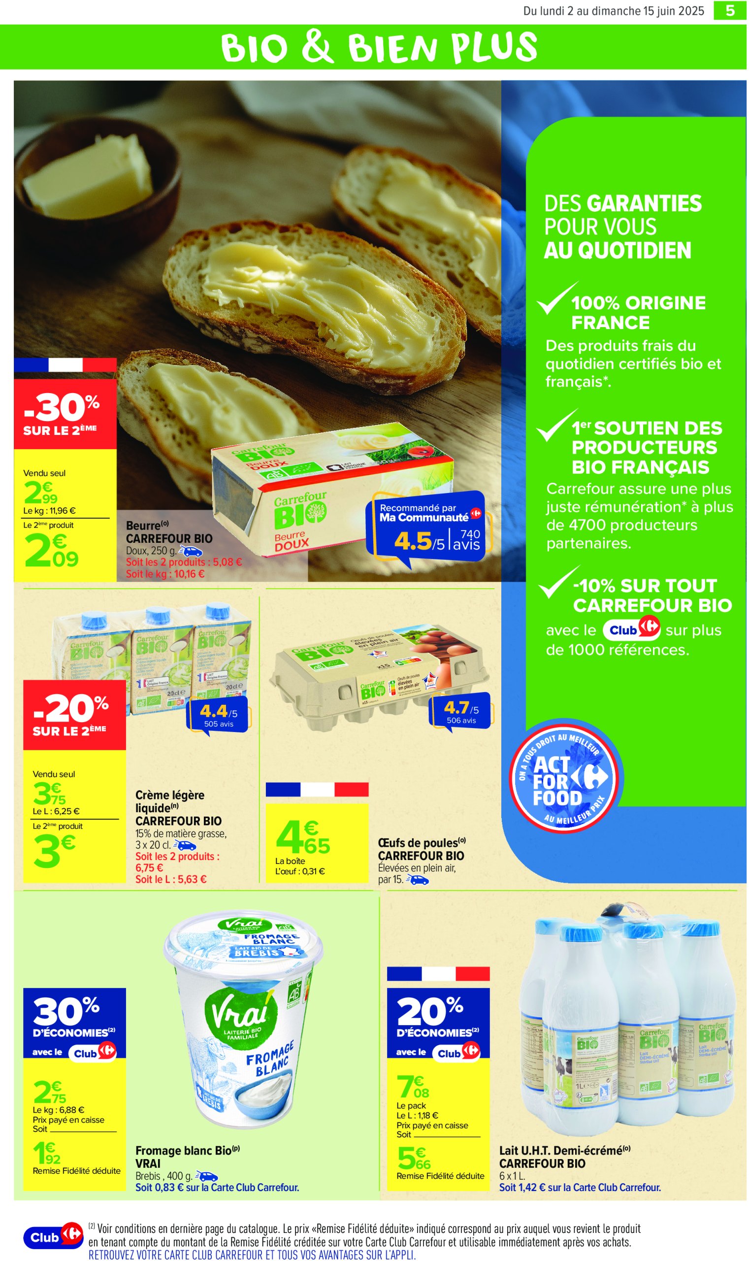 carrefour-market - Catalogue Carrefour Market - Bio valable dès 02/06 - 15/06 - page: 7