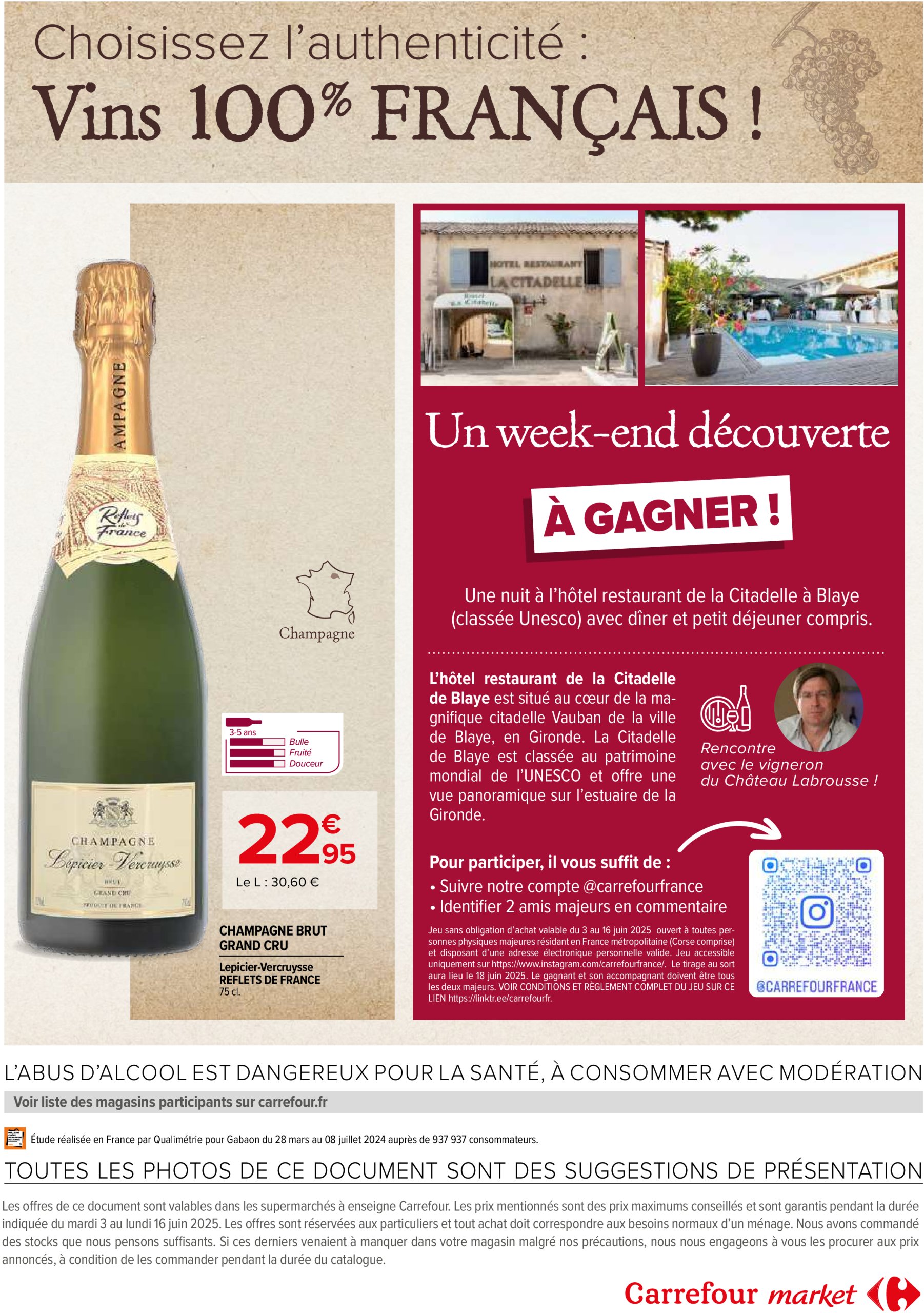 carrefour-market - Catalogue Carrefour Market - Vins valable du 03/06 au 16/06 - page: 4