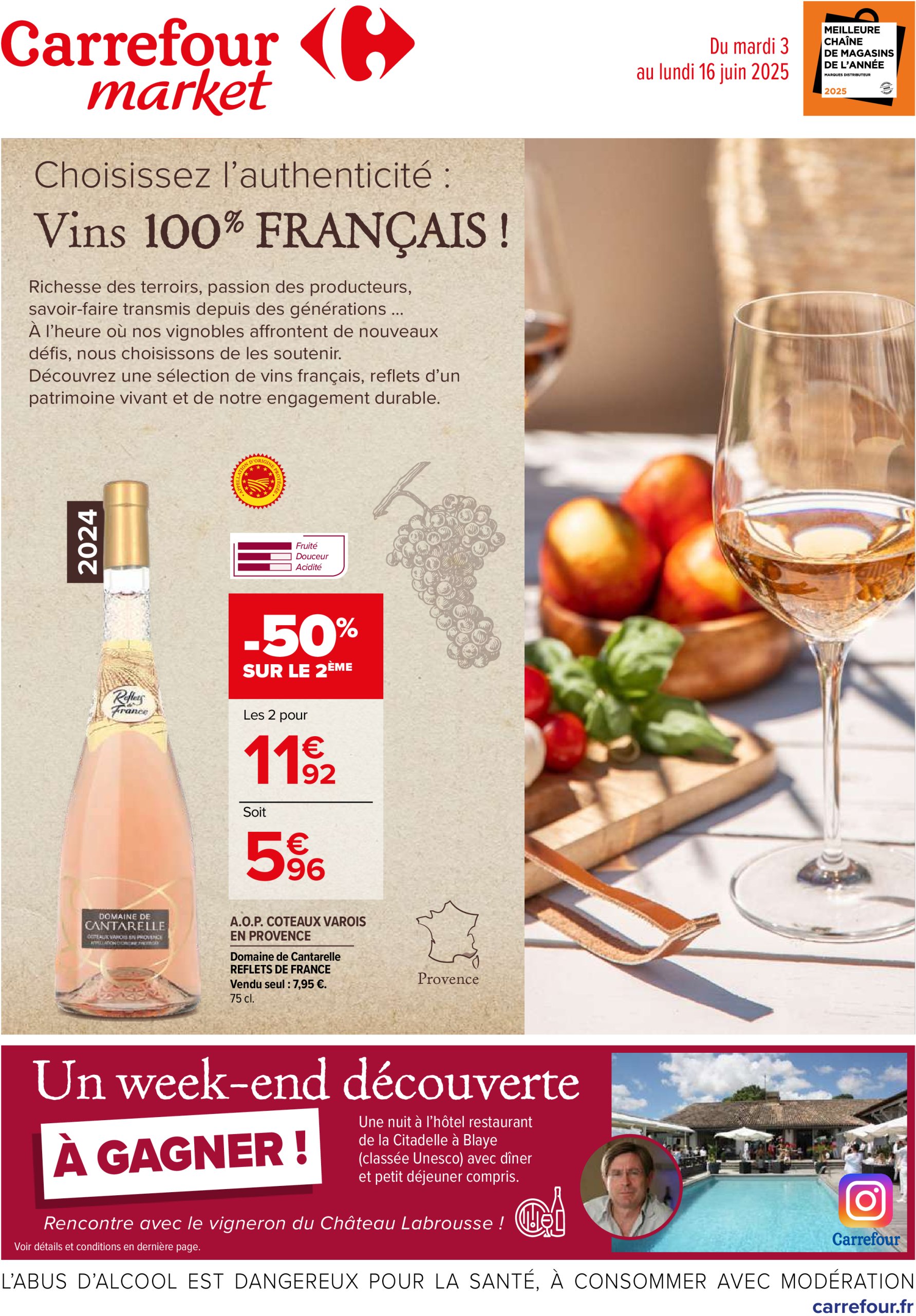 carrefour-market - Catalogue Carrefour Market - Vins valable du 03/06 au 16/06