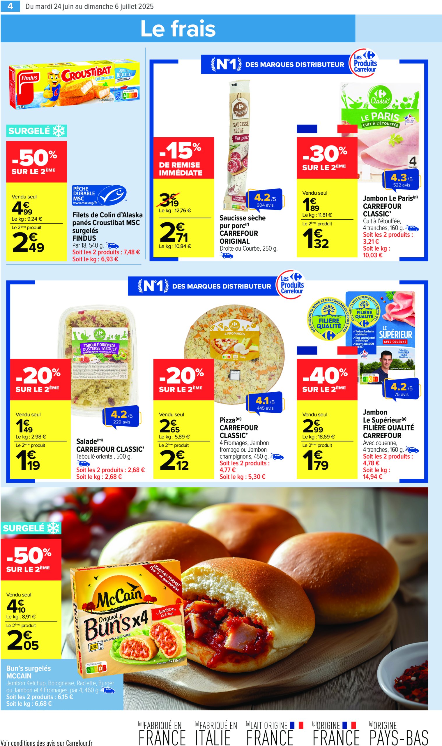 carrefour-market - Catalogue Carrefour Market valable du 24/06 au 06/07 - page: 8