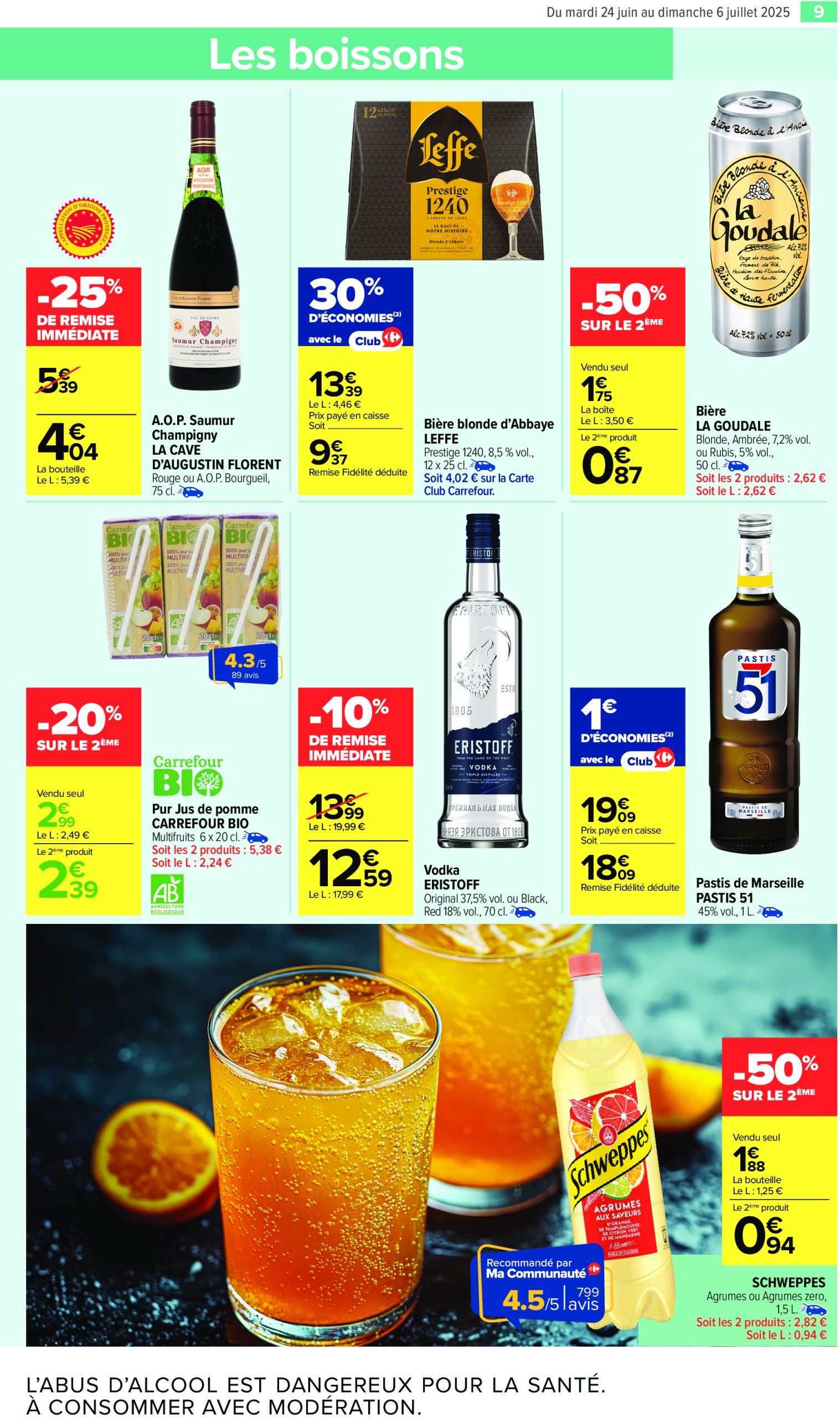carrefour-market - Catalogue Carrefour Market valable du 24/06 au 06/07 - page: 13