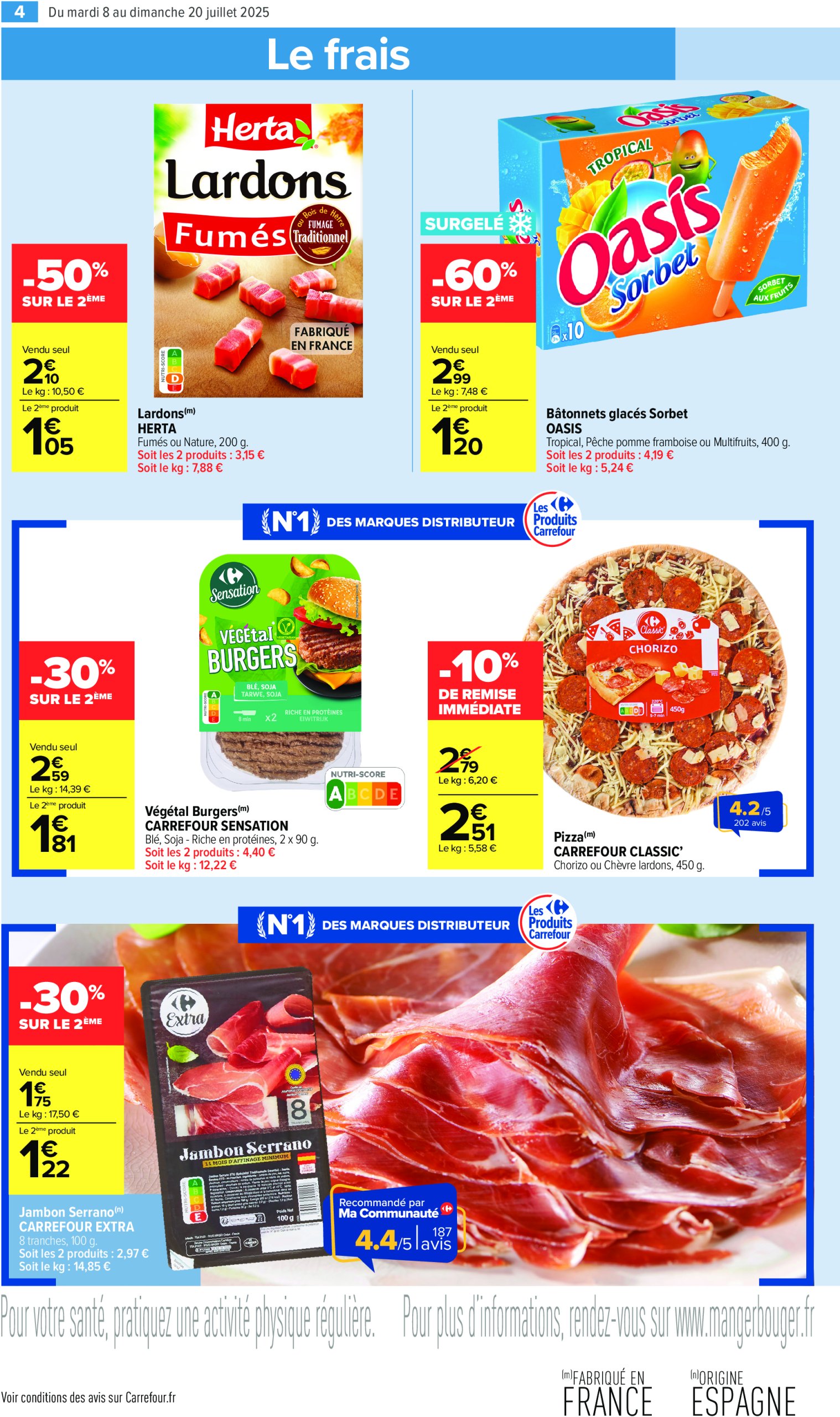 carrefour-market - Catalogue Carrefour Market valable du 08/07 au 20/07 - page: 8
