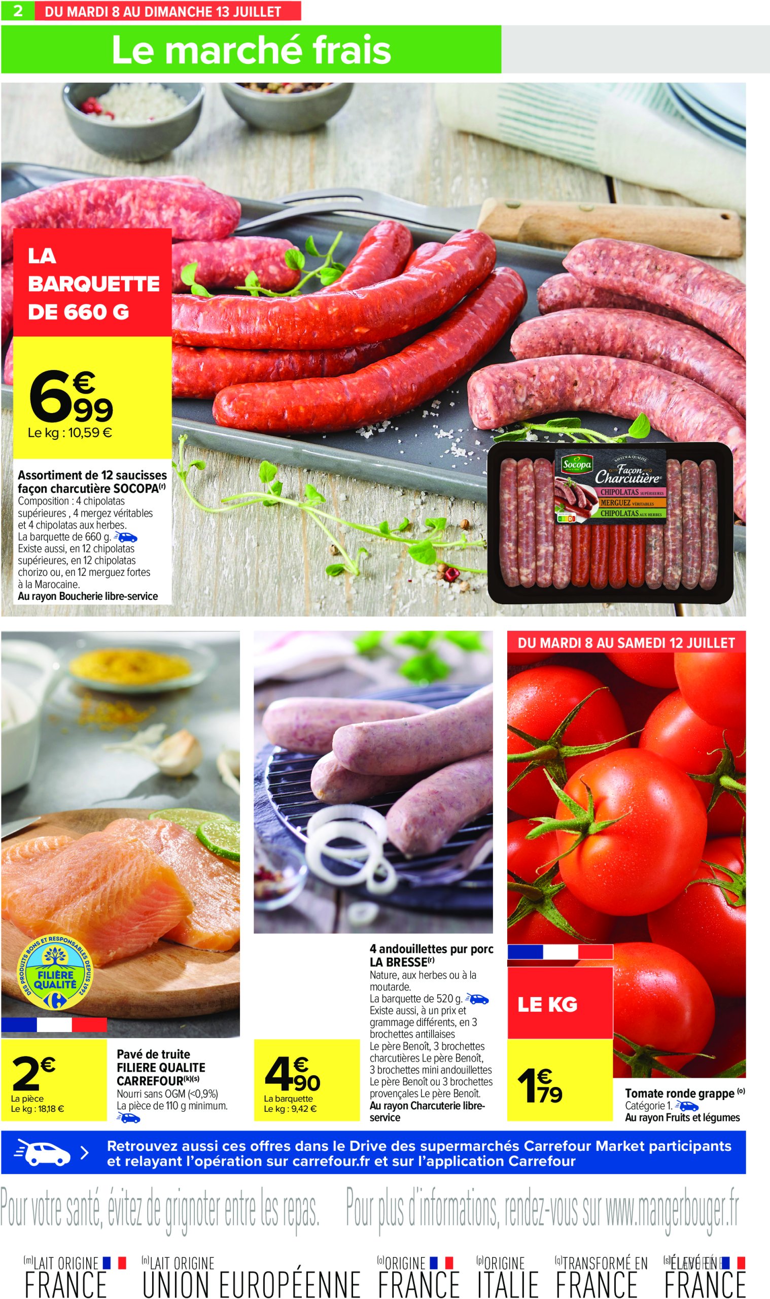 carrefour-market - Catalogue Carrefour Market valable du 08/07 au 20/07 - page: 6