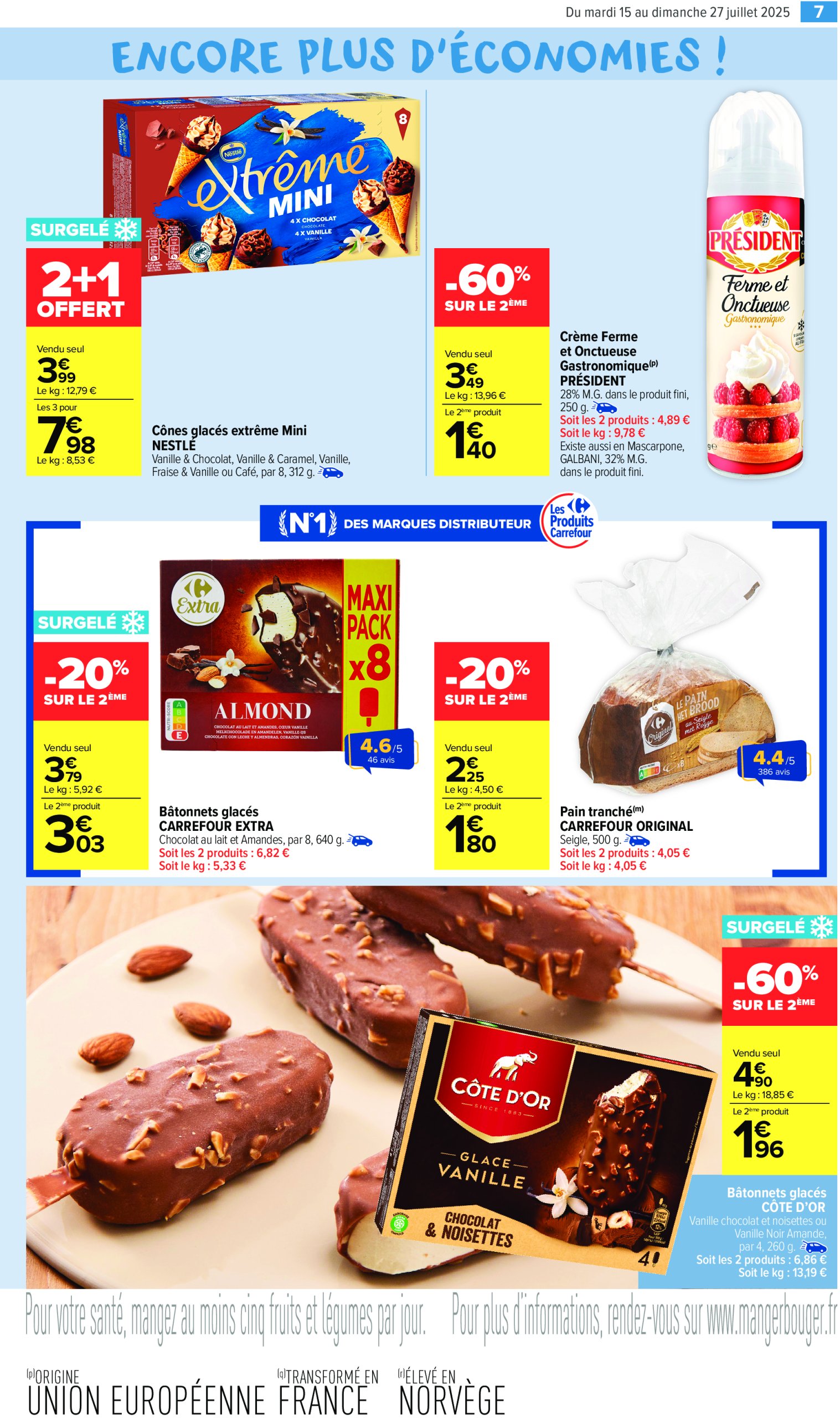 carrefour-market - Catalogue Carrefour Market valable du 15/07 au 27/07 - page: 9
