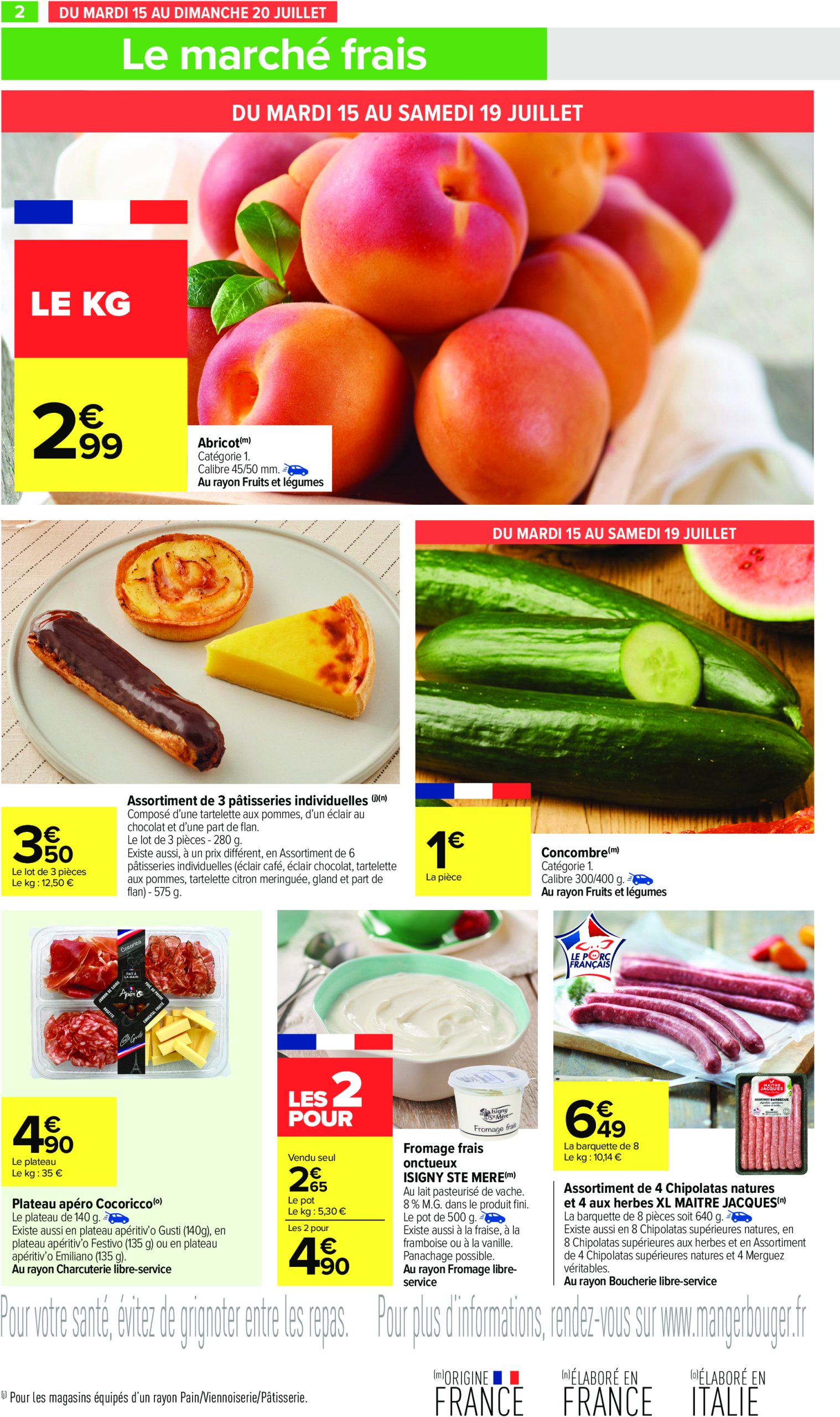 carrefour-market - Catalogue Carrefour Market valable du 15/07 au 27/07 - page: 4