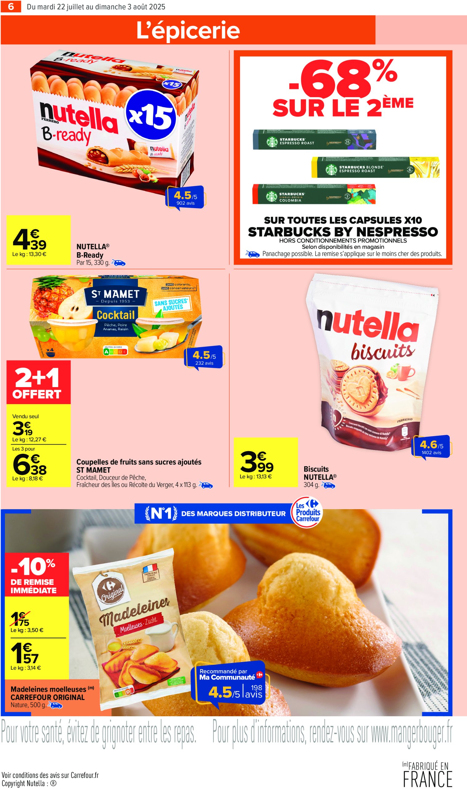 carrefour-market - Catalogue Carrefour Market valable du 22/07 au 03/08 - page: 10