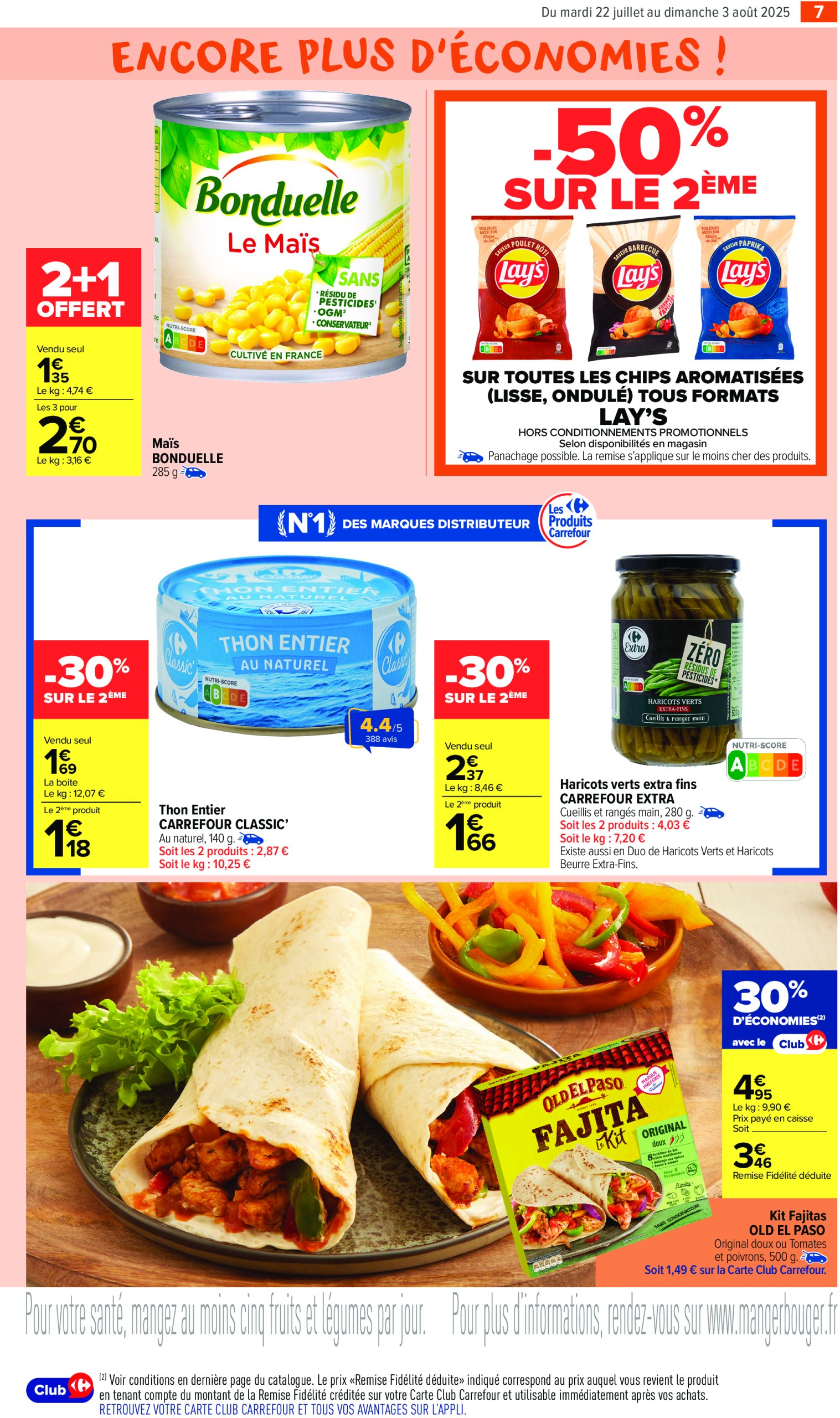 carrefour-market - Catalogue Carrefour Market valable du 22/07 au 03/08 - page: 11