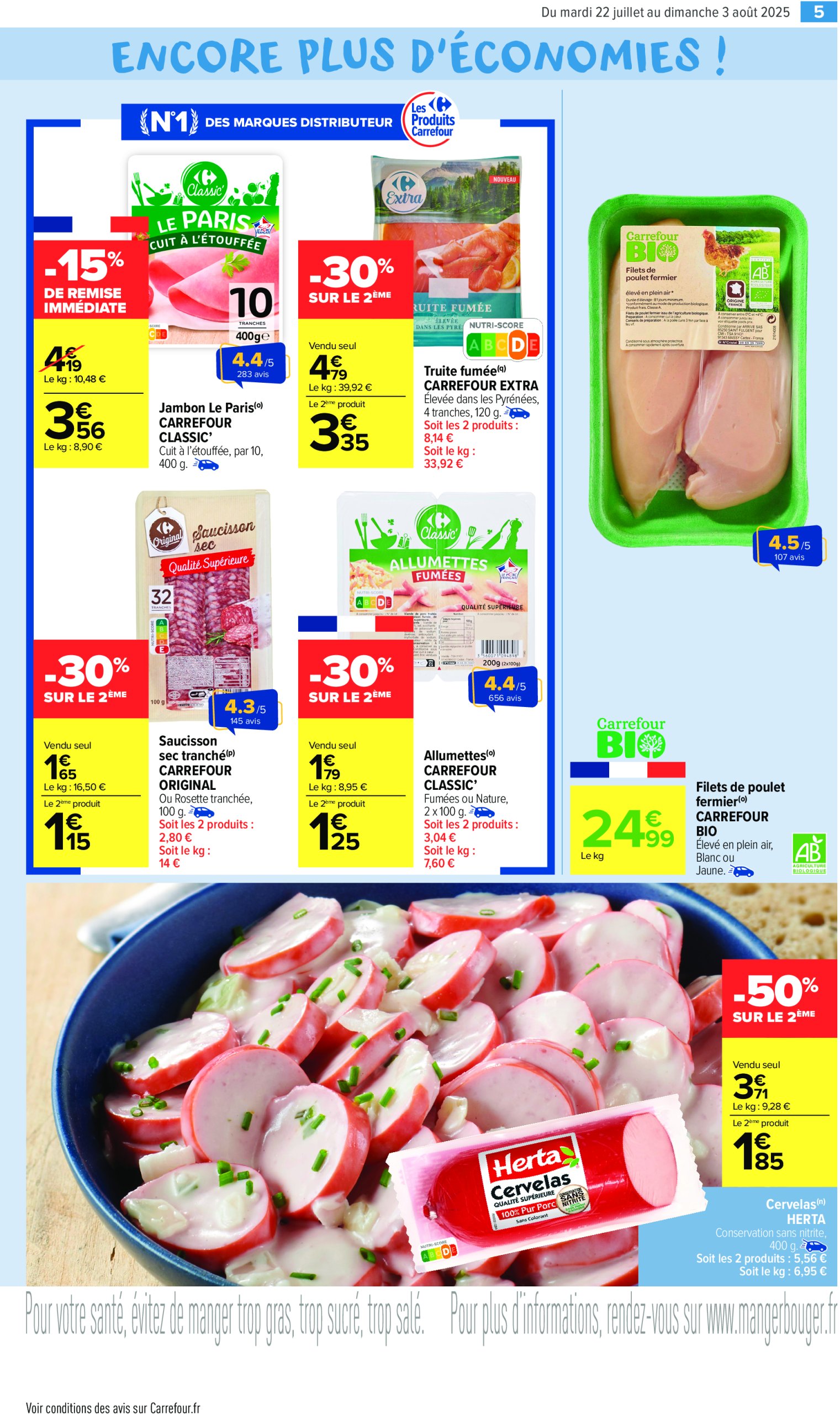 carrefour-market - Catalogue Carrefour Market valable du 22/07 au 03/08 - page: 9