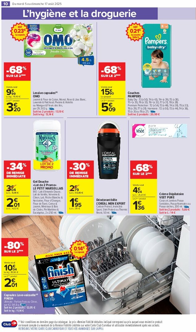 carrefour-market - Catalogue Carrefour Market valable du 05/08 au 17/08 - page: 13