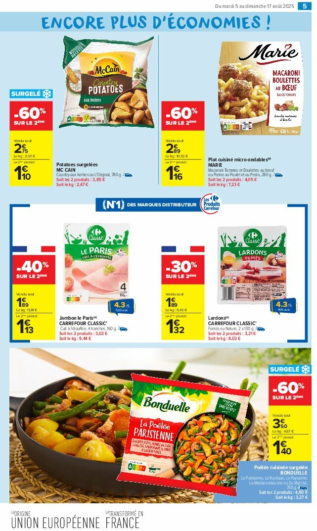 carrefour-market - Catalogue Carrefour Market valable du 05/08 au 17/08 - page: 8