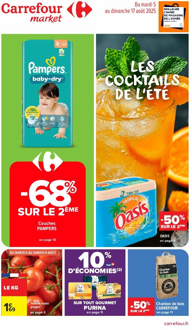 carrefour-market - Catalogue Carrefour Market valable du 05/08 au 17/08