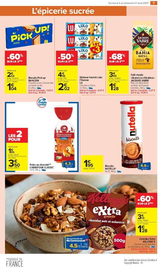 carrefour-market - Catalogue Carrefour Market valable du 05/08 au 17/08 - page: 10
