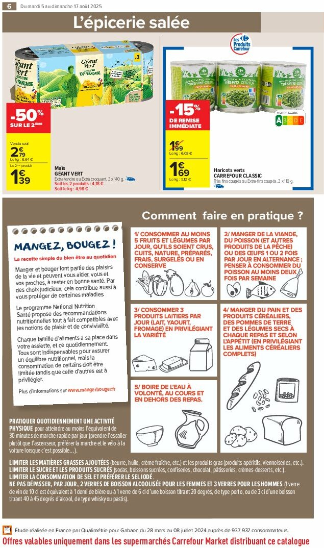 carrefour-market - Catalogue Carrefour Market valable du 05/08 au 17/08 - page: 9