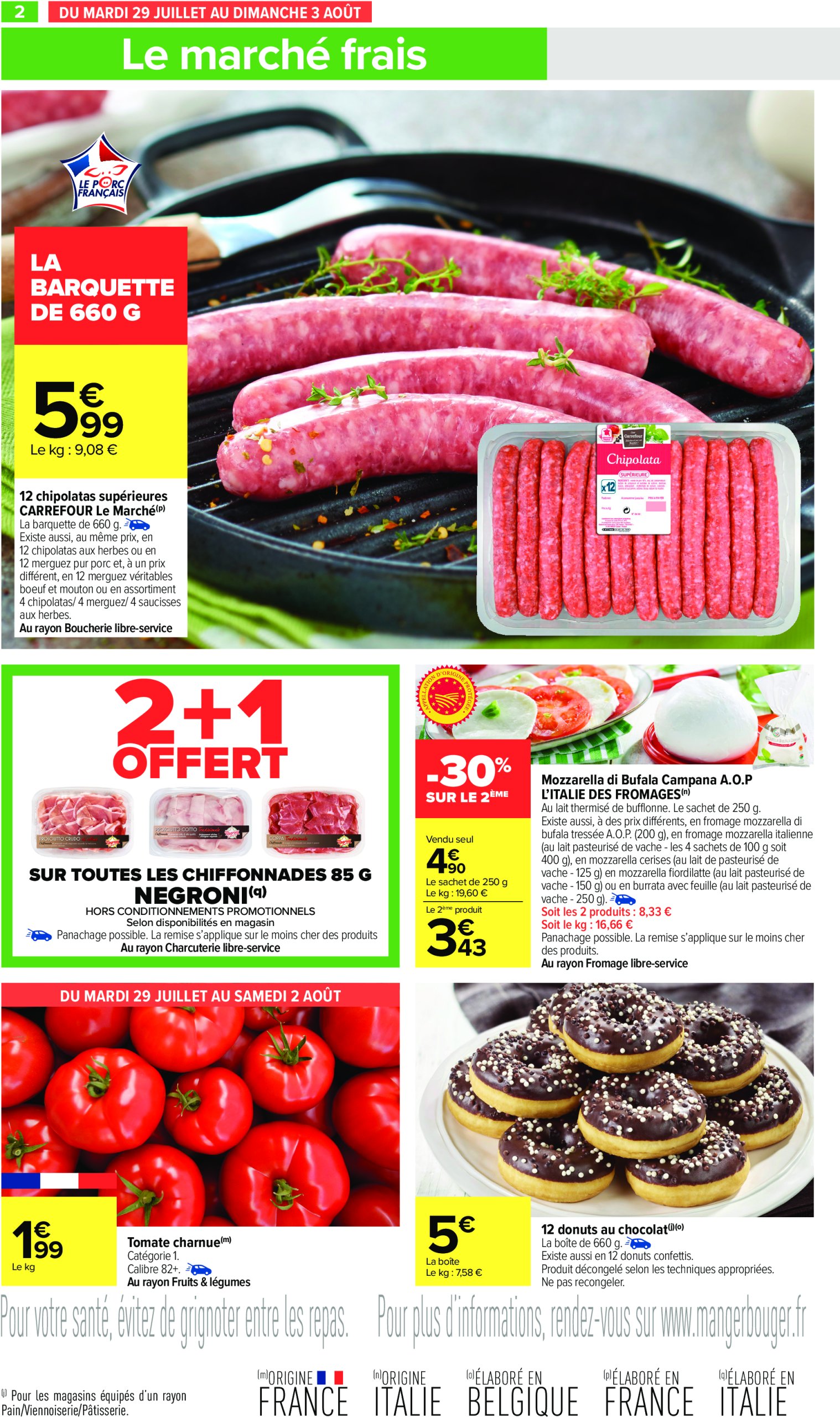 carrefour-market - Catalogue Carrefour Market valable du 29/07 au 10/08 - page: 4