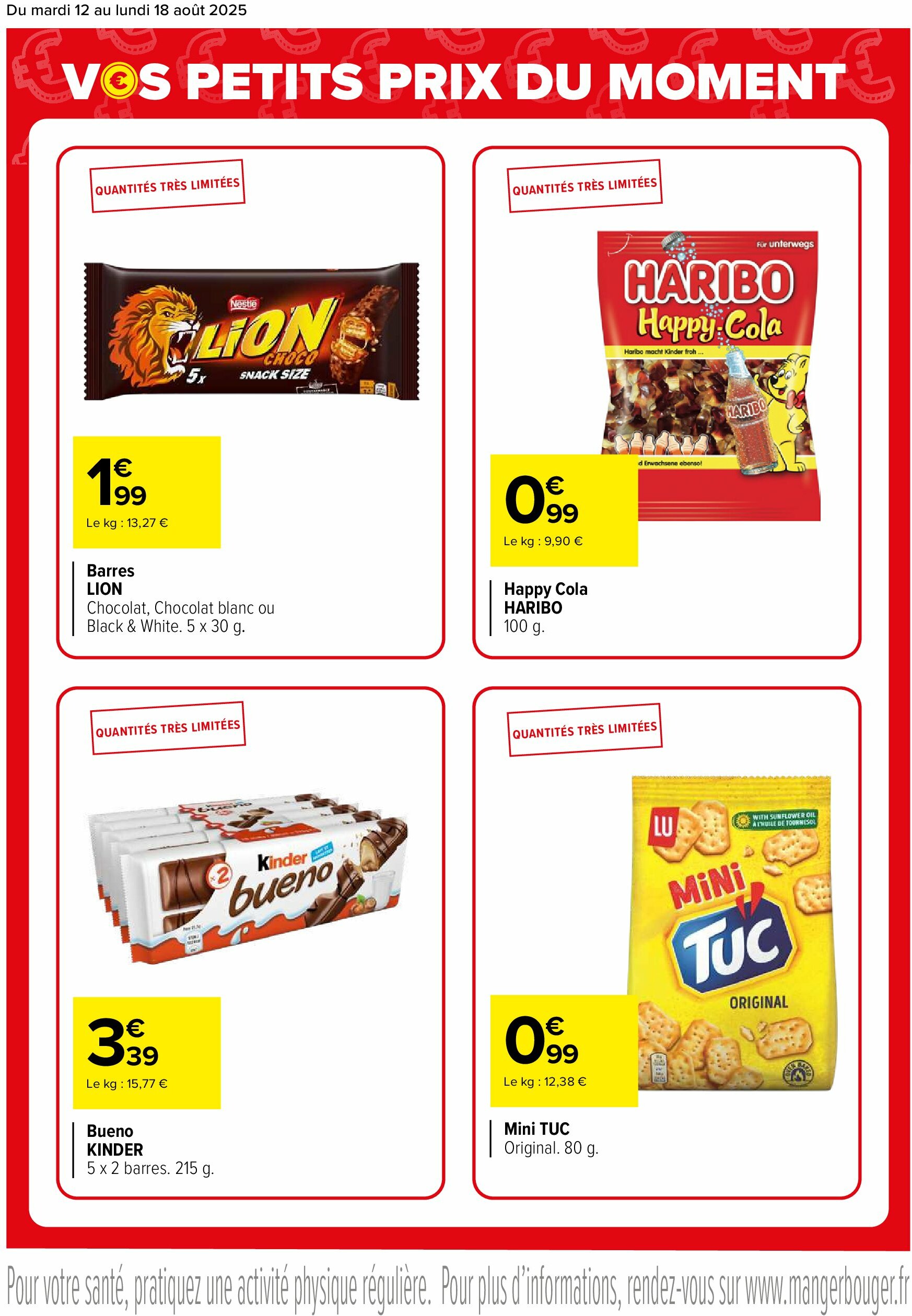 carrefour-market - Catalogue Carrefour Market - Vos Petits Prix du Moment valable du 12/08 au 18/08 - page: 2