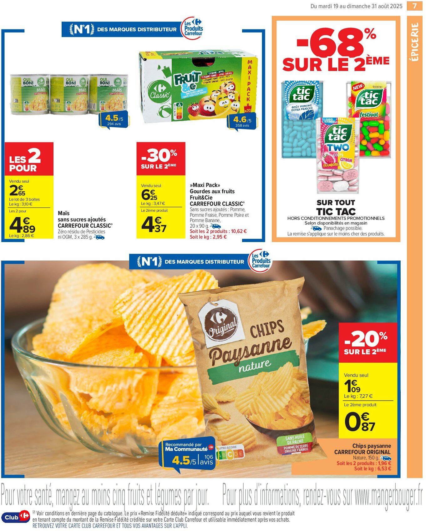 carrefour-market - Catalogue Carrefour Market valable du 19/08 au 31/08 - page: 9