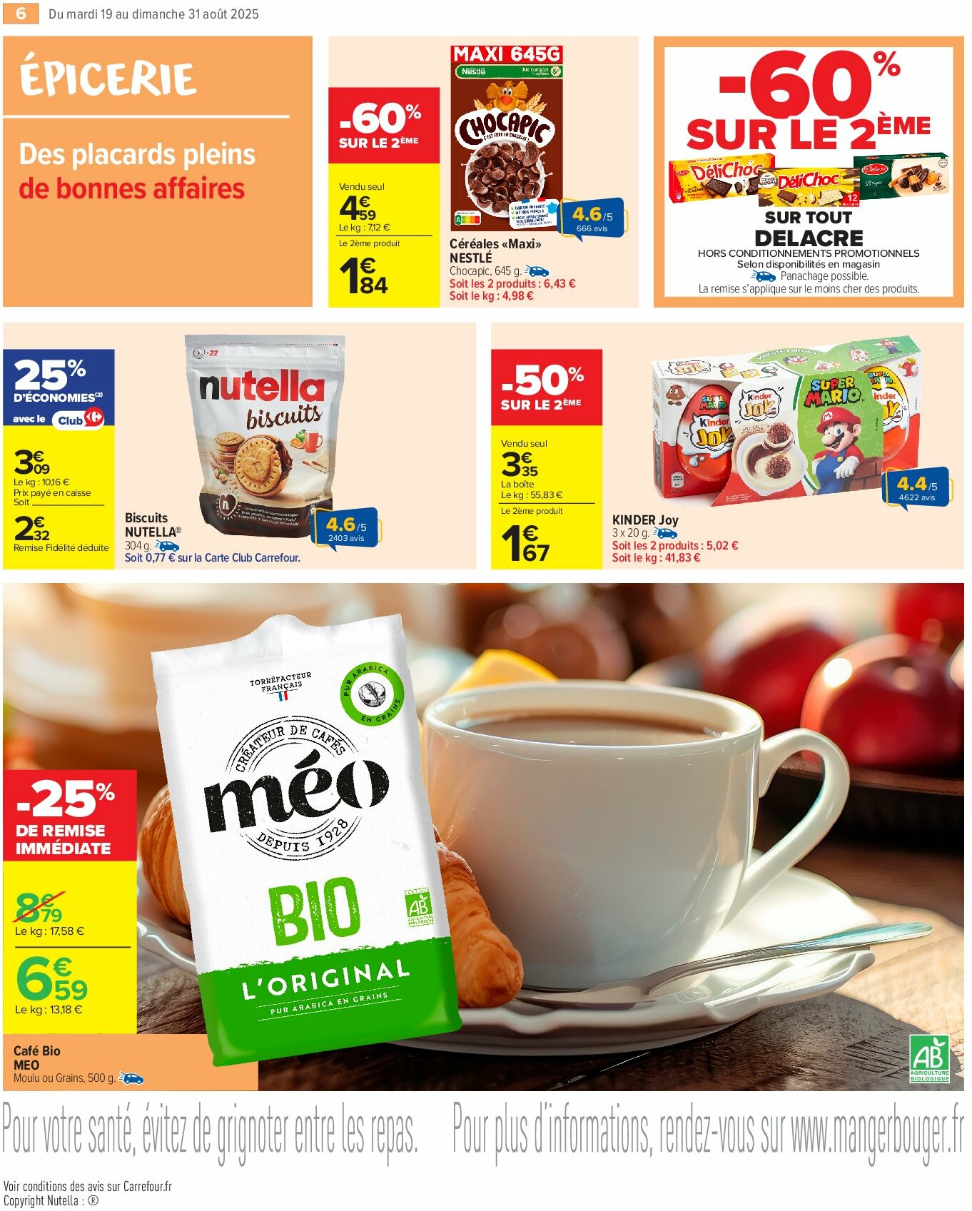 carrefour-market - Catalogue Carrefour Market valable du 19/08 au 31/08 - page: 8