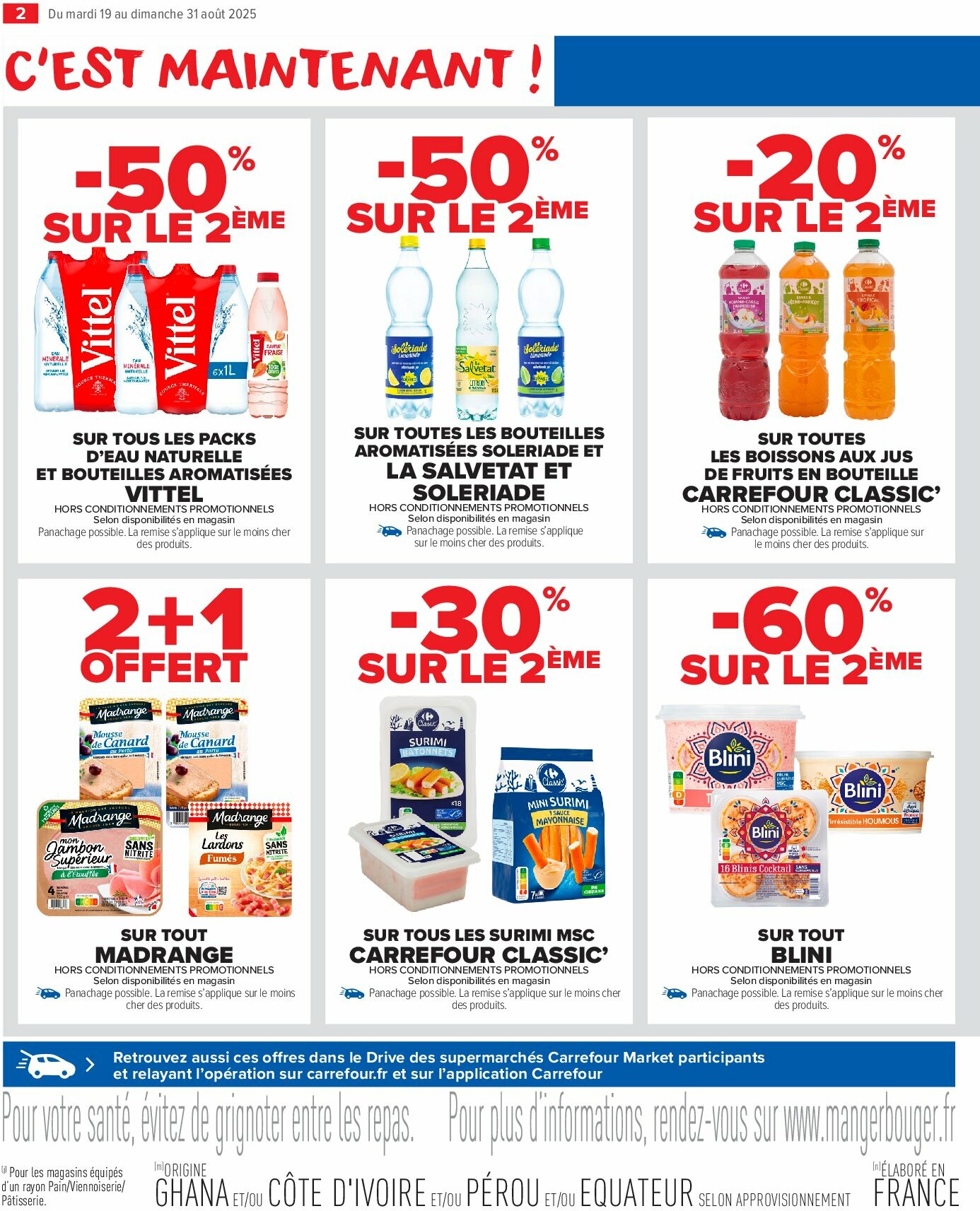carrefour-market - Catalogue Carrefour Market valable du 19/08 au 31/08 - page: 4