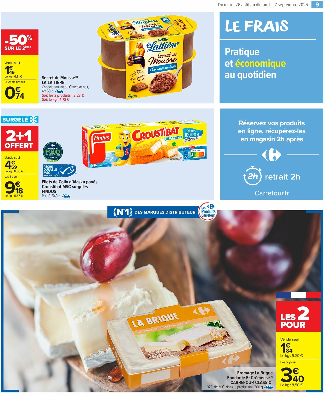 carrefour-market - Catalogue Carrefour Market valable du 26/08 au 07/09 - page: 11