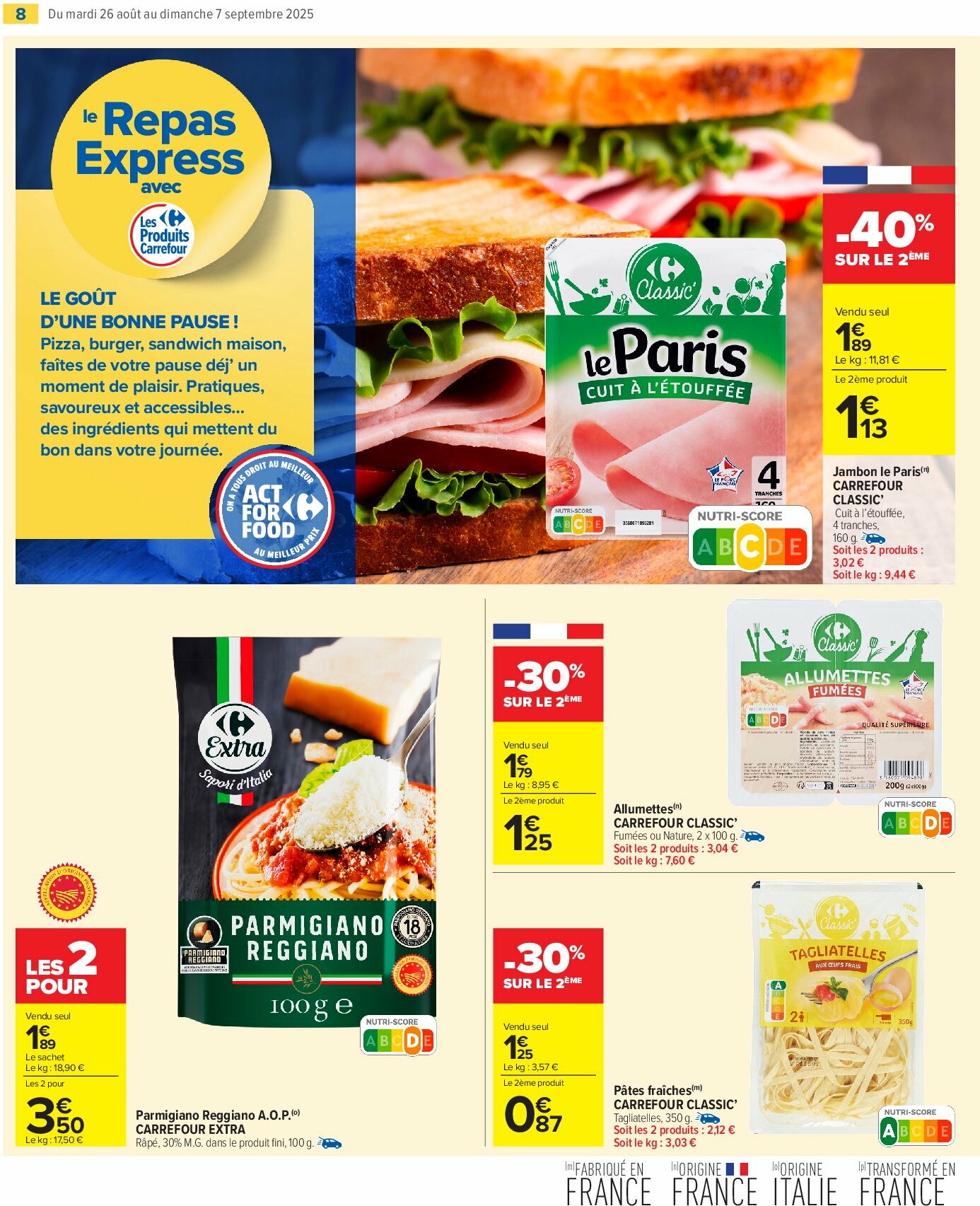 carrefour-market - Catalogue Carrefour Market valable du 26/08 au 07/09 - page: 10
