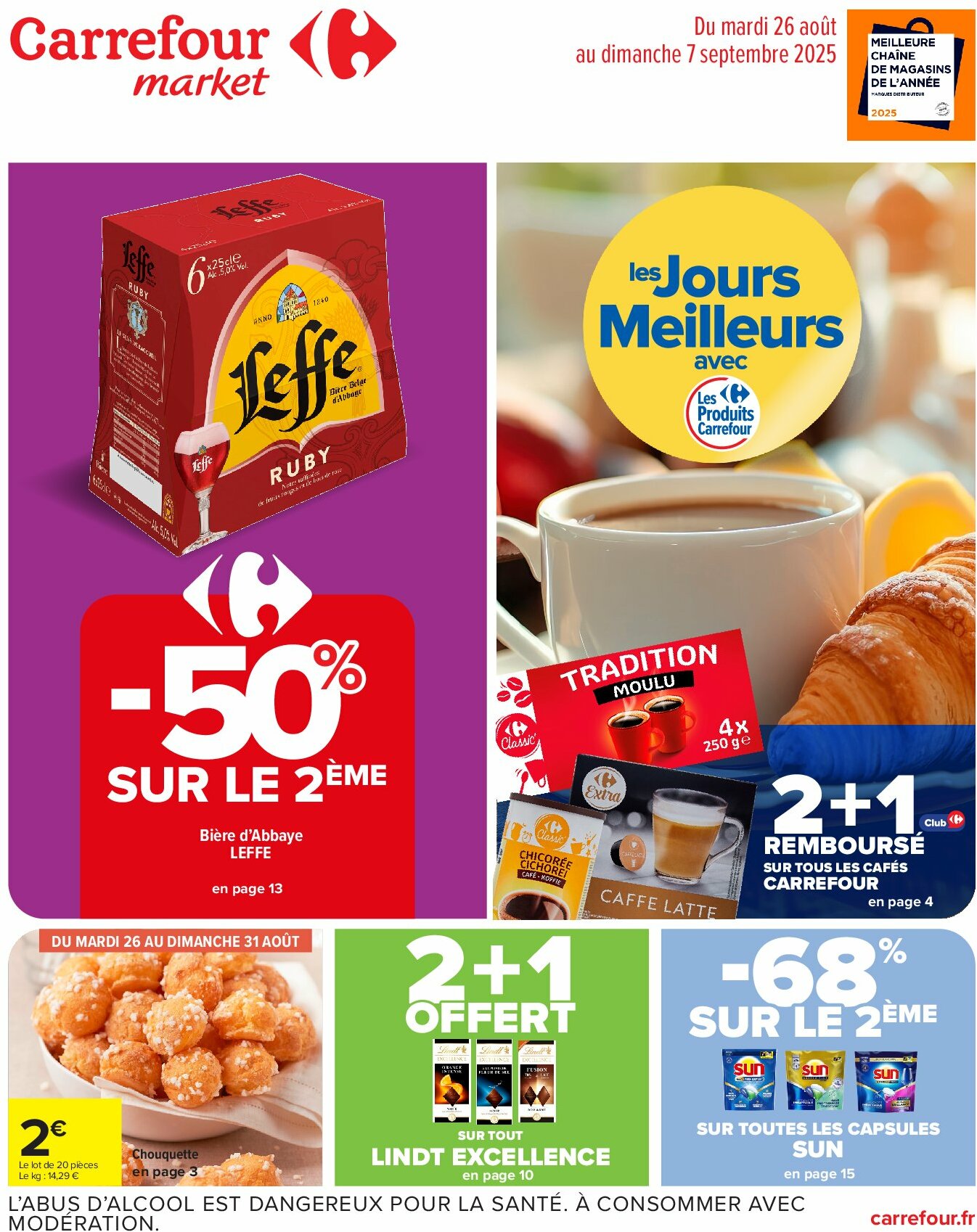 carrefour-market - Catalogue Carrefour Market valable du 26/08 au 07/09 - page: 1