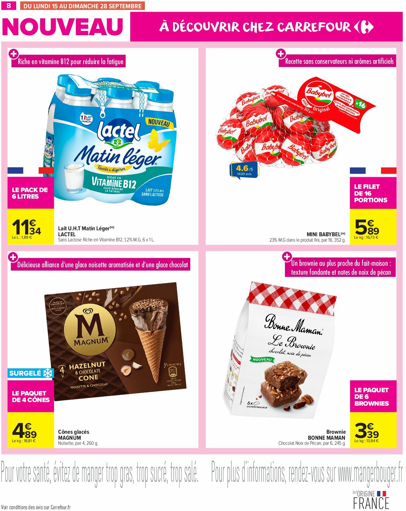 carrefour-market - Catalogue Carrefour Market - Les Nouveautés valable du 01/09 au 28/09 - page: 10