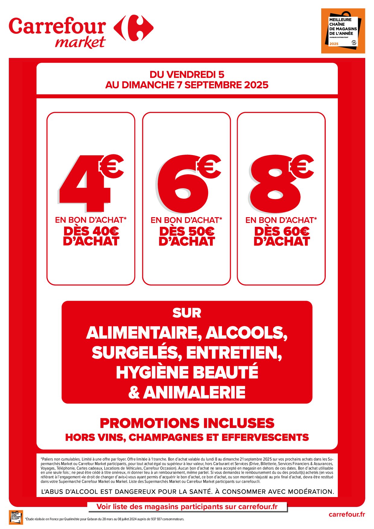 carrefour-market - Catalogue Carrefour Market valable du 05/09 au 07/09