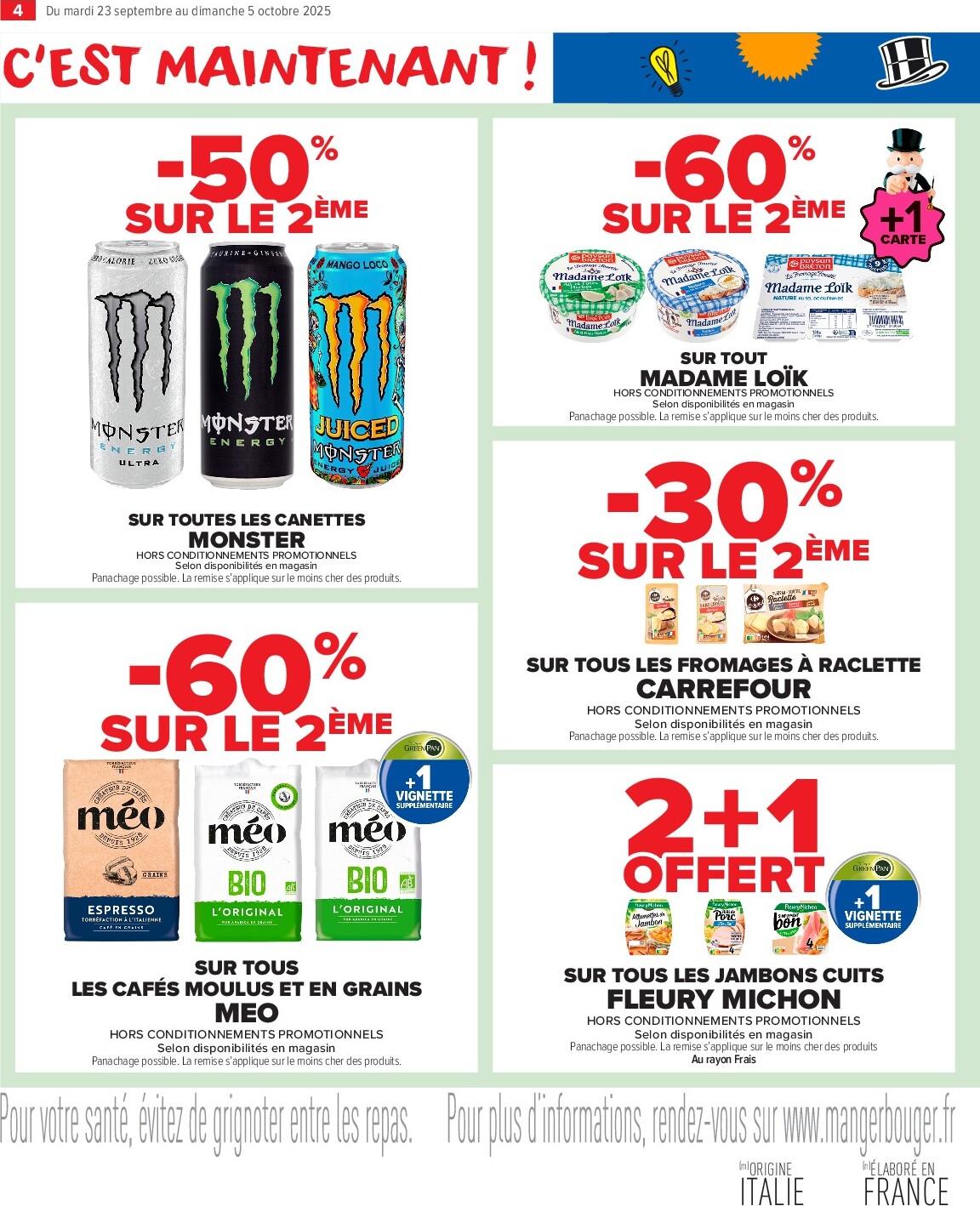 carrefour-market - Catalogue Carrefour Market valable du 23/09 au 05/10 - page: 6