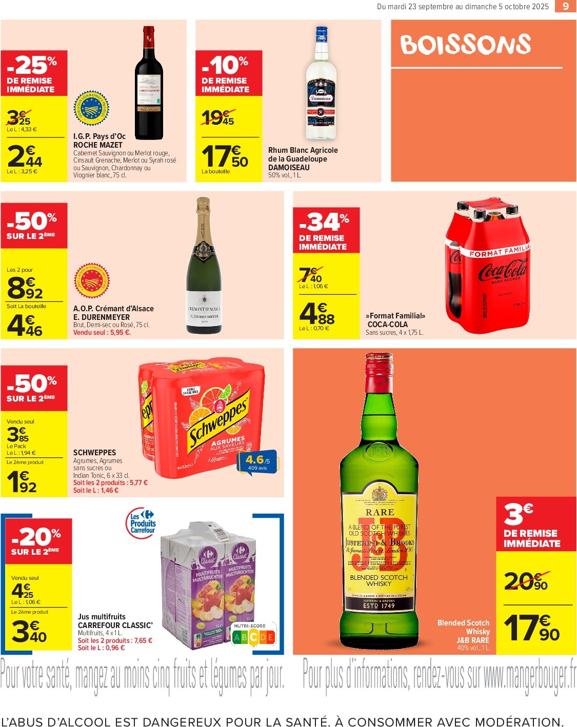 carrefour-market - Catalogue Carrefour Market valable du 23/09 au 05/10 - page: 11