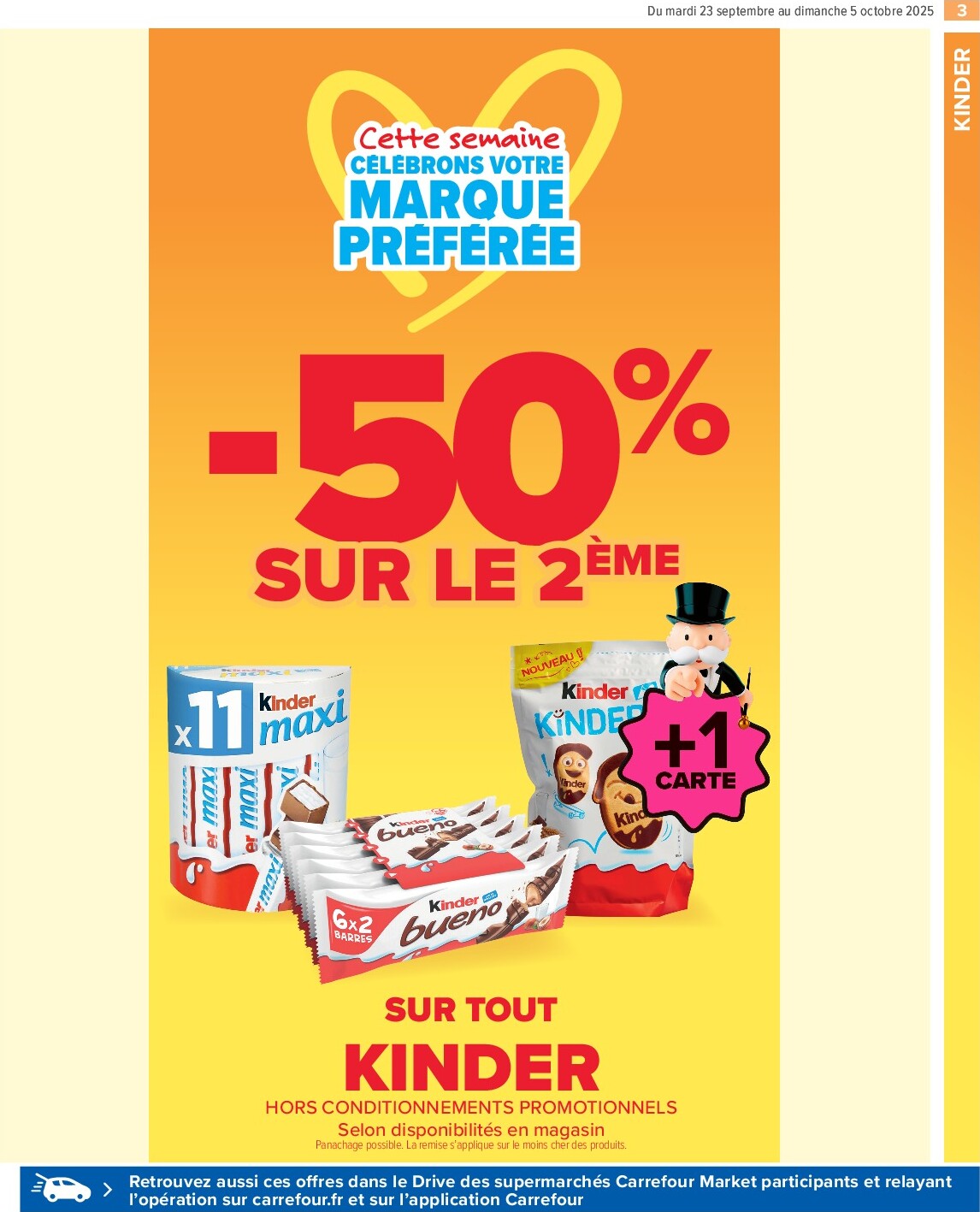 carrefour-market - Catalogue Carrefour Market valable du 23/09 au 05/10 - page: 5