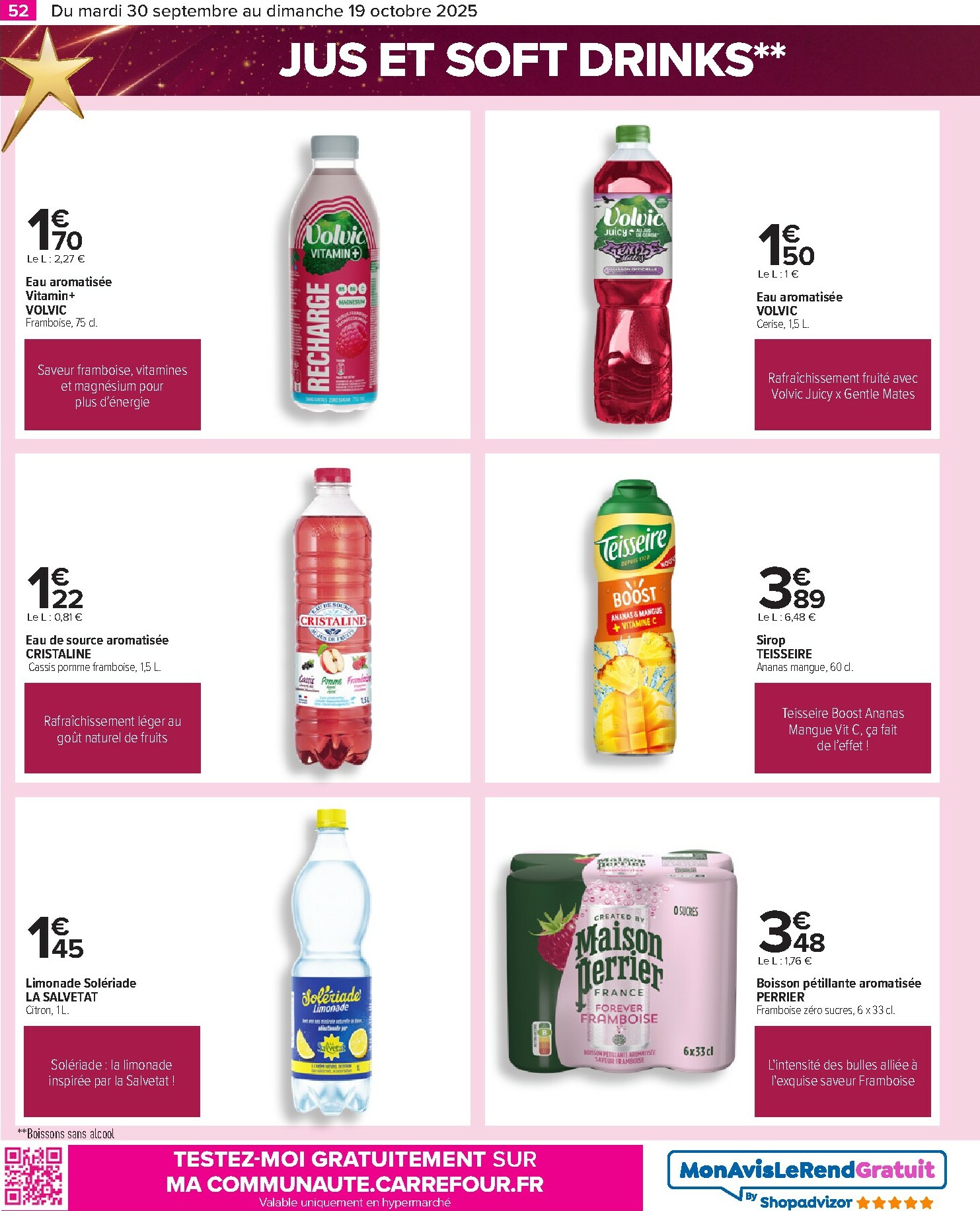 carrefour-market - Catalogue Carrefour Market valable du 30/09 au 19/10 - page: 52