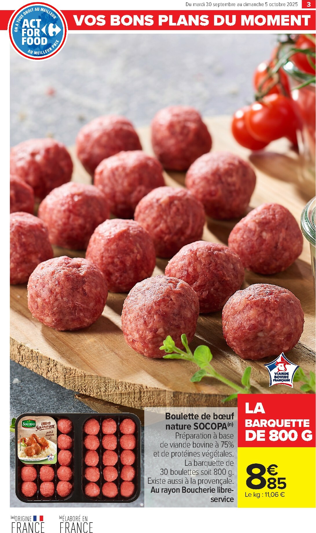 carrefour-market - Catalogue Carrefour Market - La Sélection Du Boucher valable du 30/09 au 05/10 - page: 5