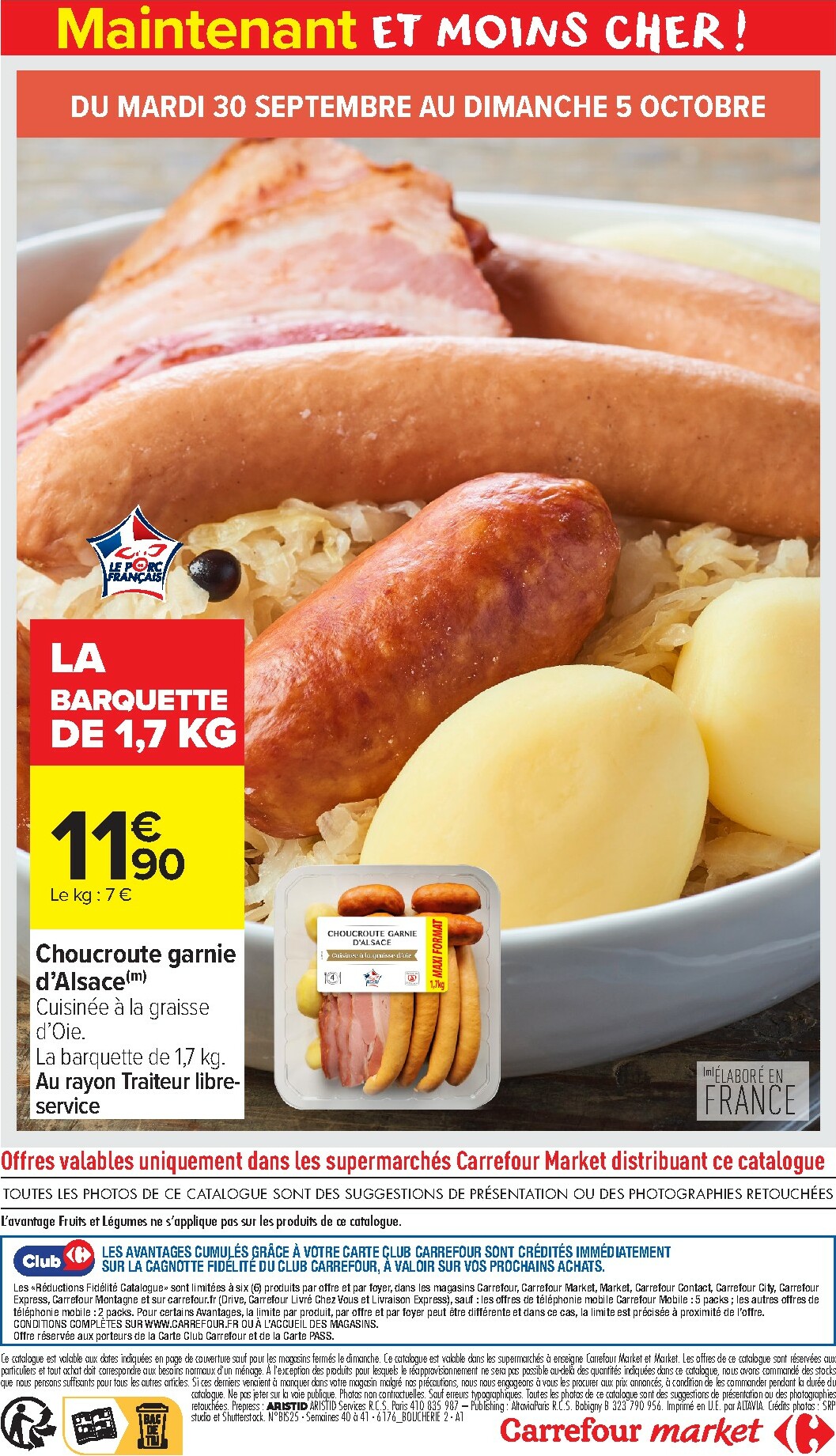 carrefour-market - Catalogue Carrefour Market - La Sélection Du Boucher valable du 30/09 au 05/10 - page: 2
