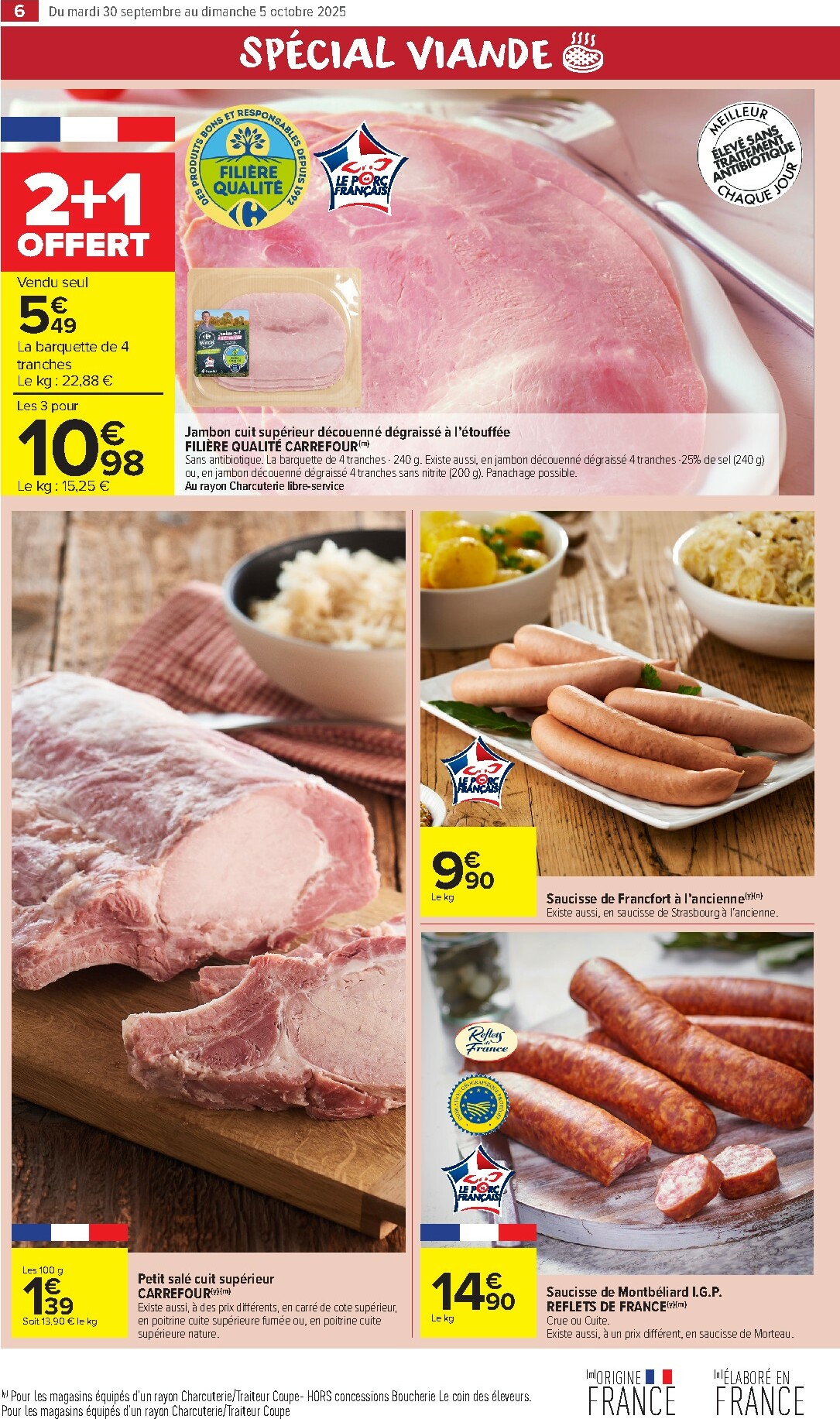 carrefour-market - Catalogue Carrefour Market - La Sélection Du Boucher valable du 30/09 au 05/10 - page: 8