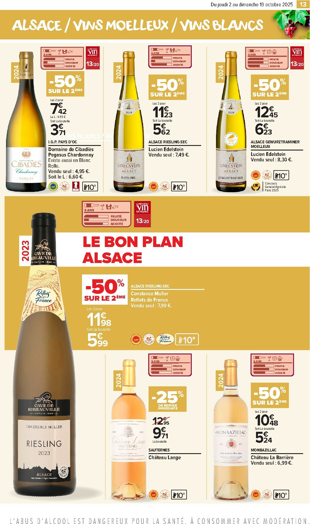 carrefour-market - Catalogue Carrefour Market - Foire aux Vins valable du 02/10 au 19/10 - page: 15